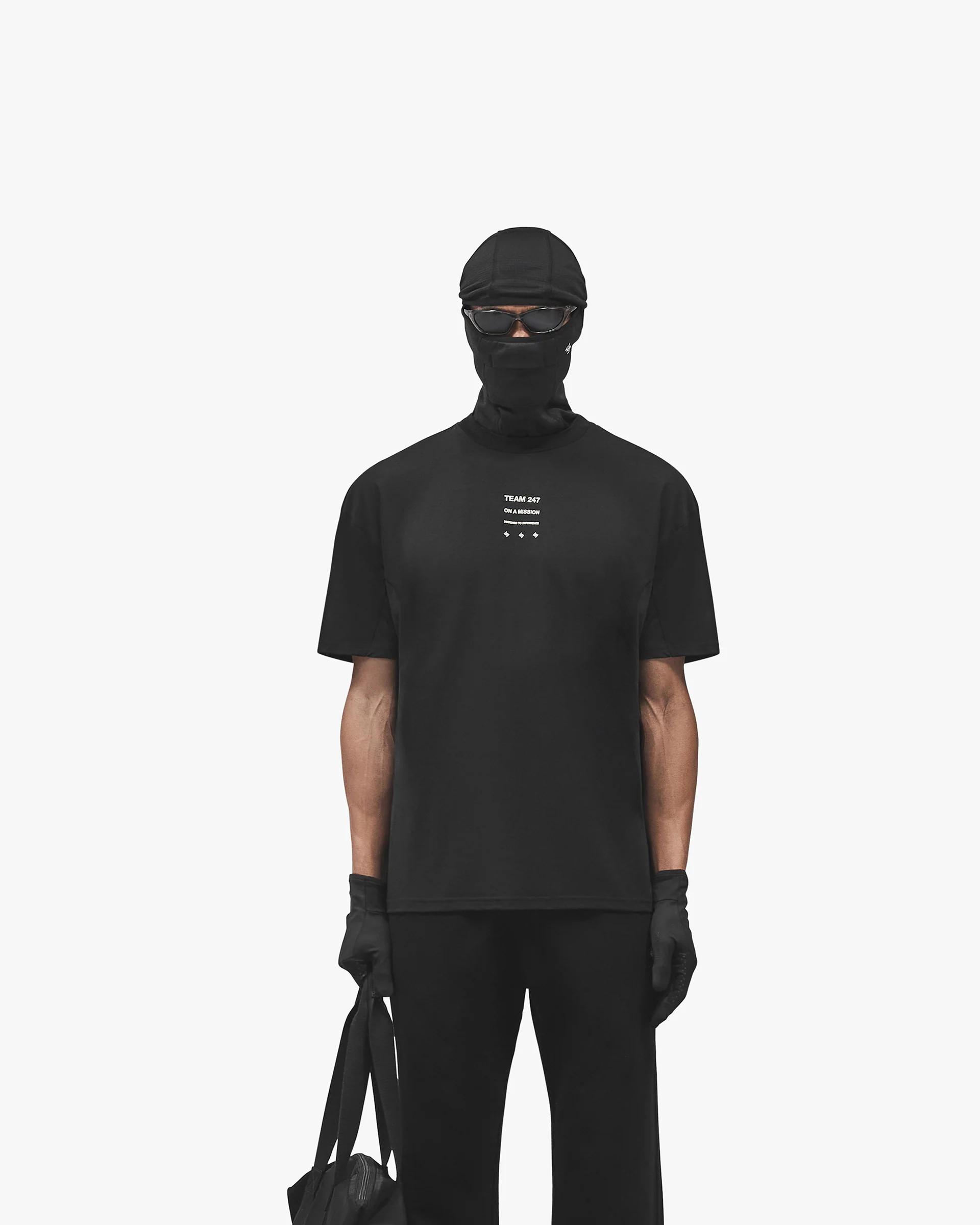 247 Uprising Oversized T-Shirt - Black - Image 3