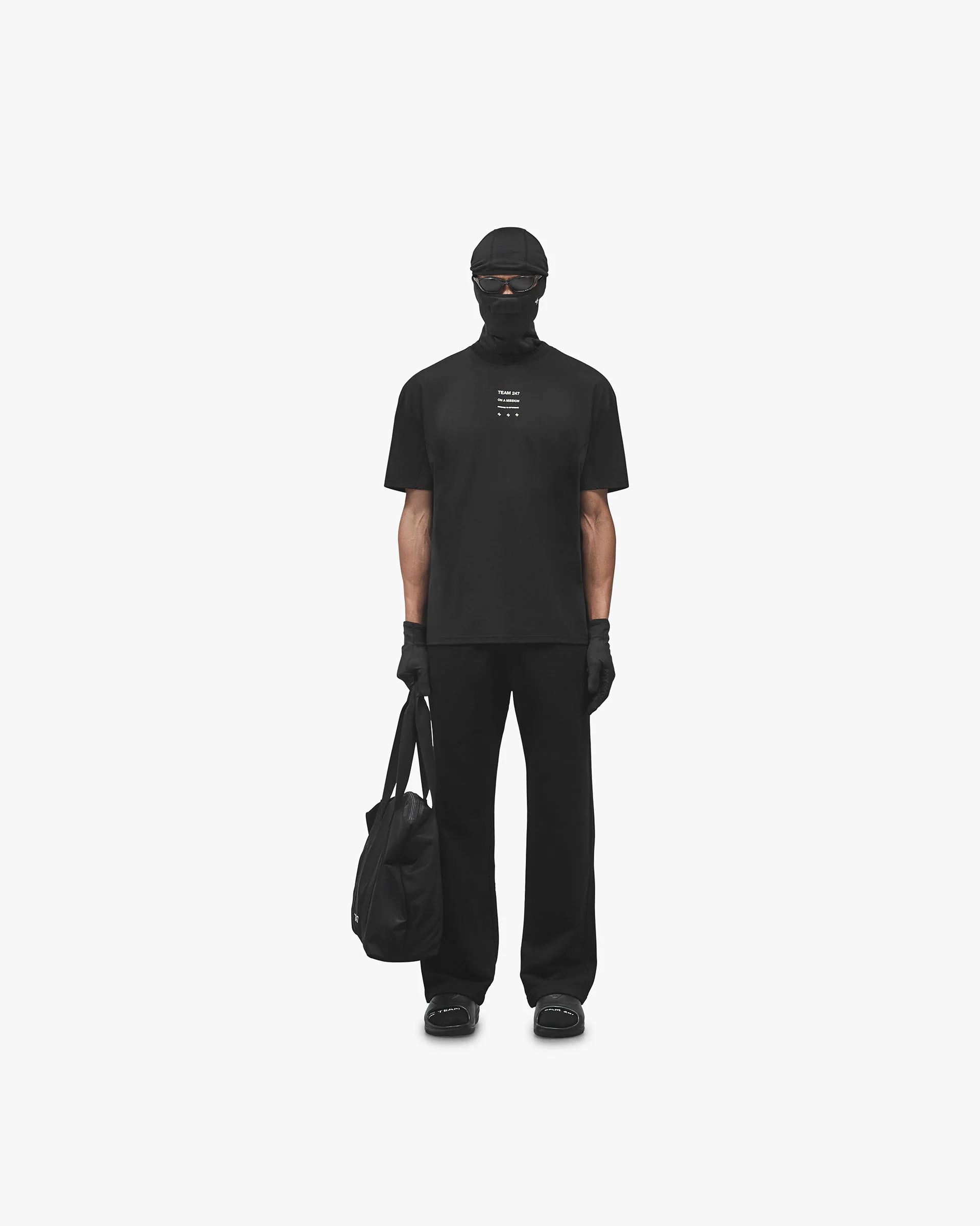 247 Uprising Oversized T-Shirt - Black - Image 4