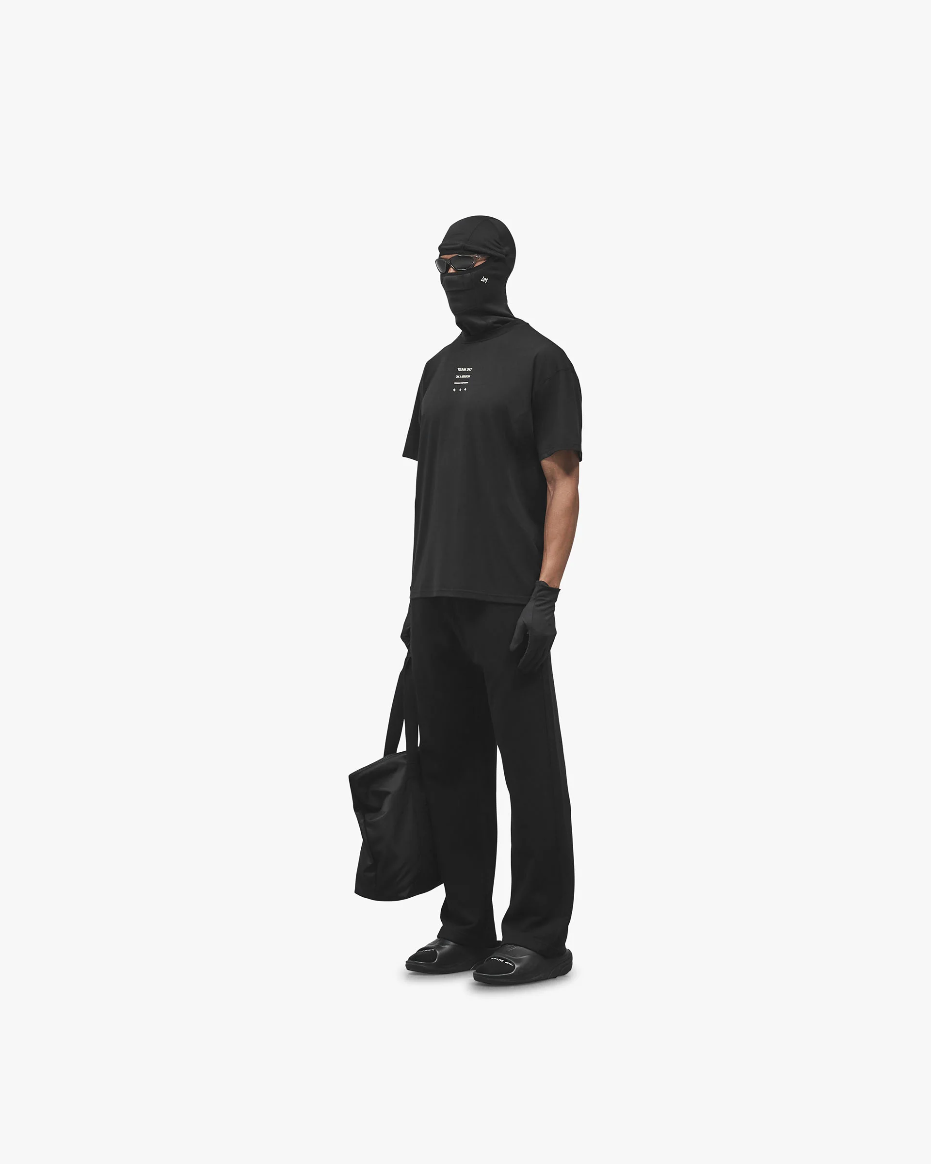 247 Uprising Oversized T-Shirt - Black - Image 5