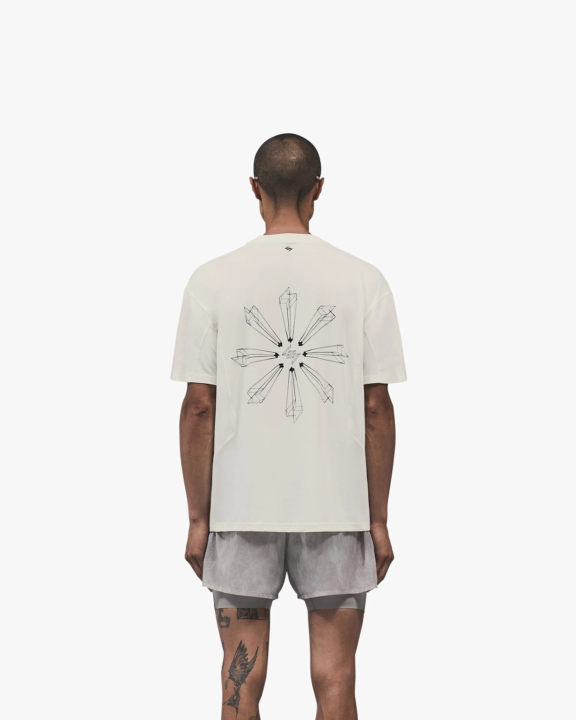 247 Uprising Oversized T-Shirt - Flat White - Image 4