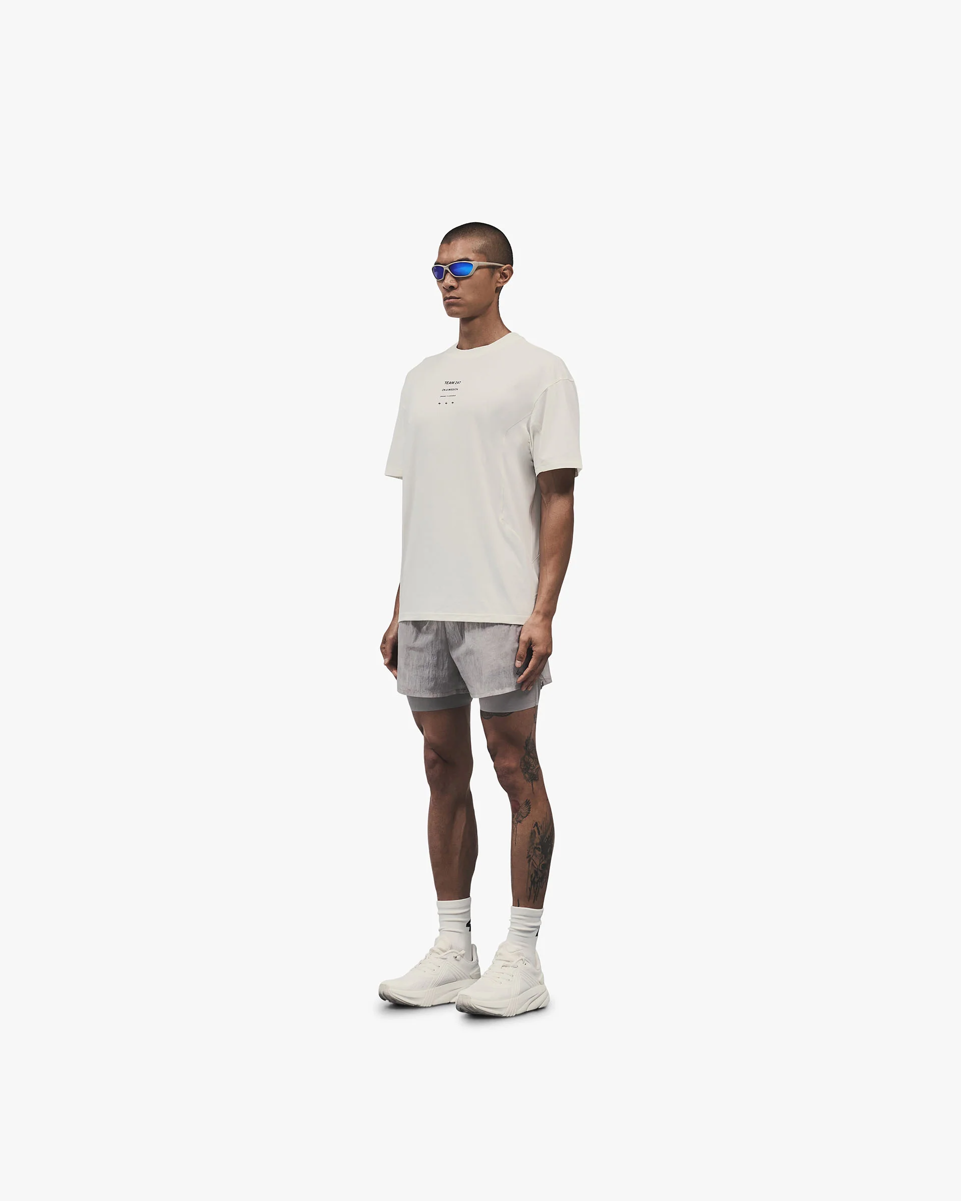 247 Uprising Oversized T-Shirt - Flat White - Image 6