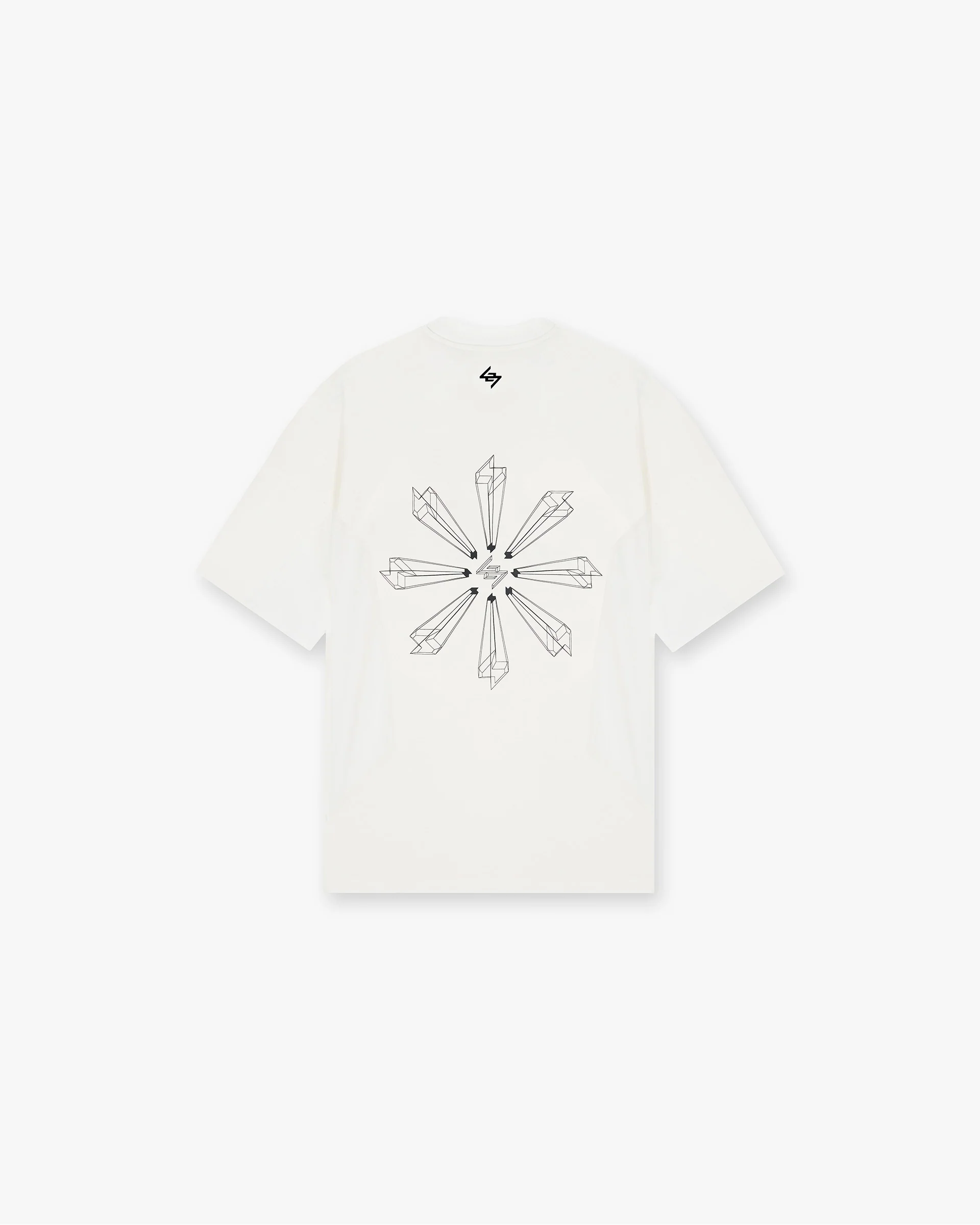 247 Uprising Oversized T-Shirt - Flat White - Image 8