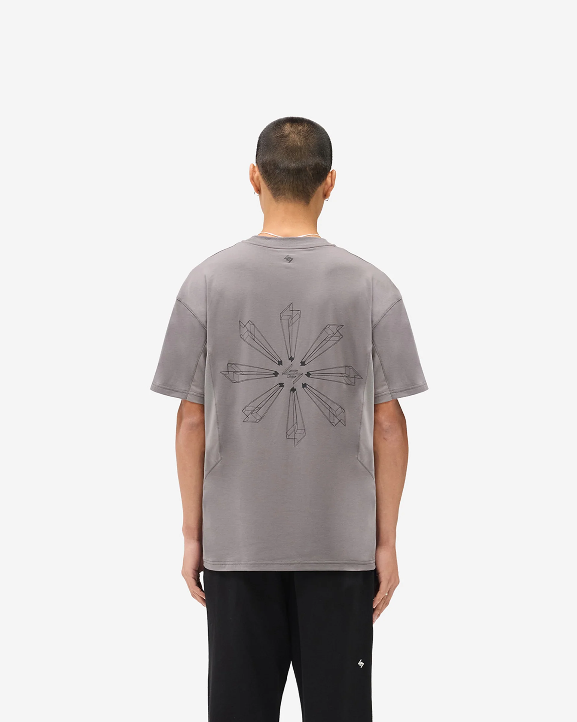 247 Uprising Oversized T-Shirt - Steel - Image 4