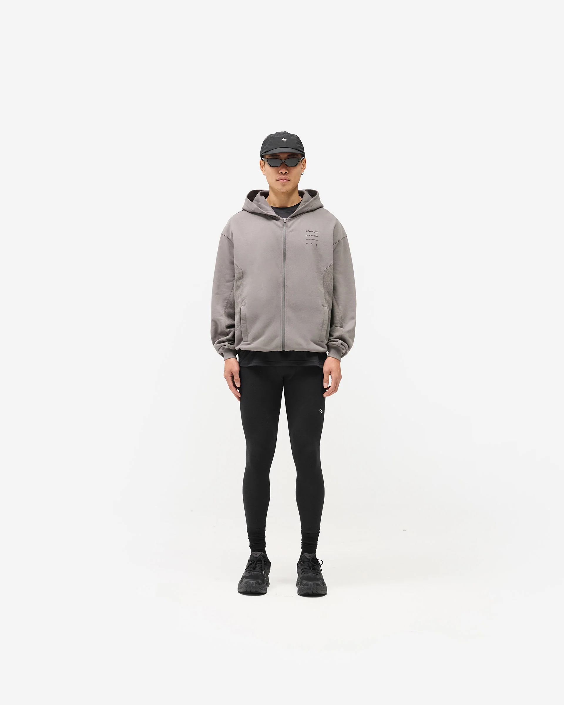 247 Uprising Zip Hoodie - Steel - Image 5
