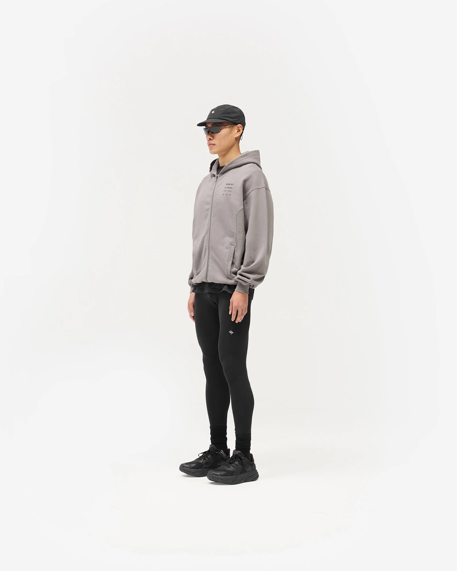 247 Uprising Zip Hoodie - Steel - Image 6