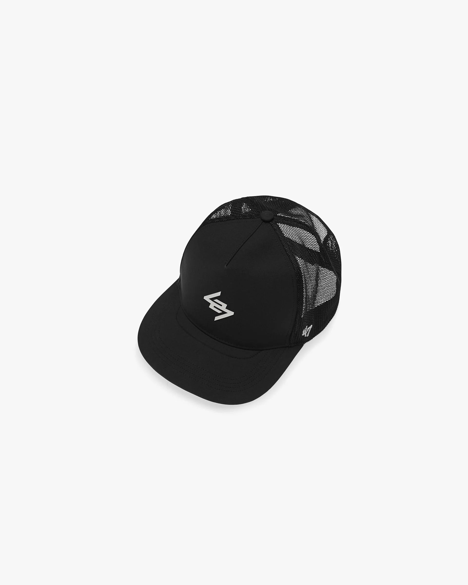 247 x 47 Logo Trucker Cap - Jet Black - Image 2