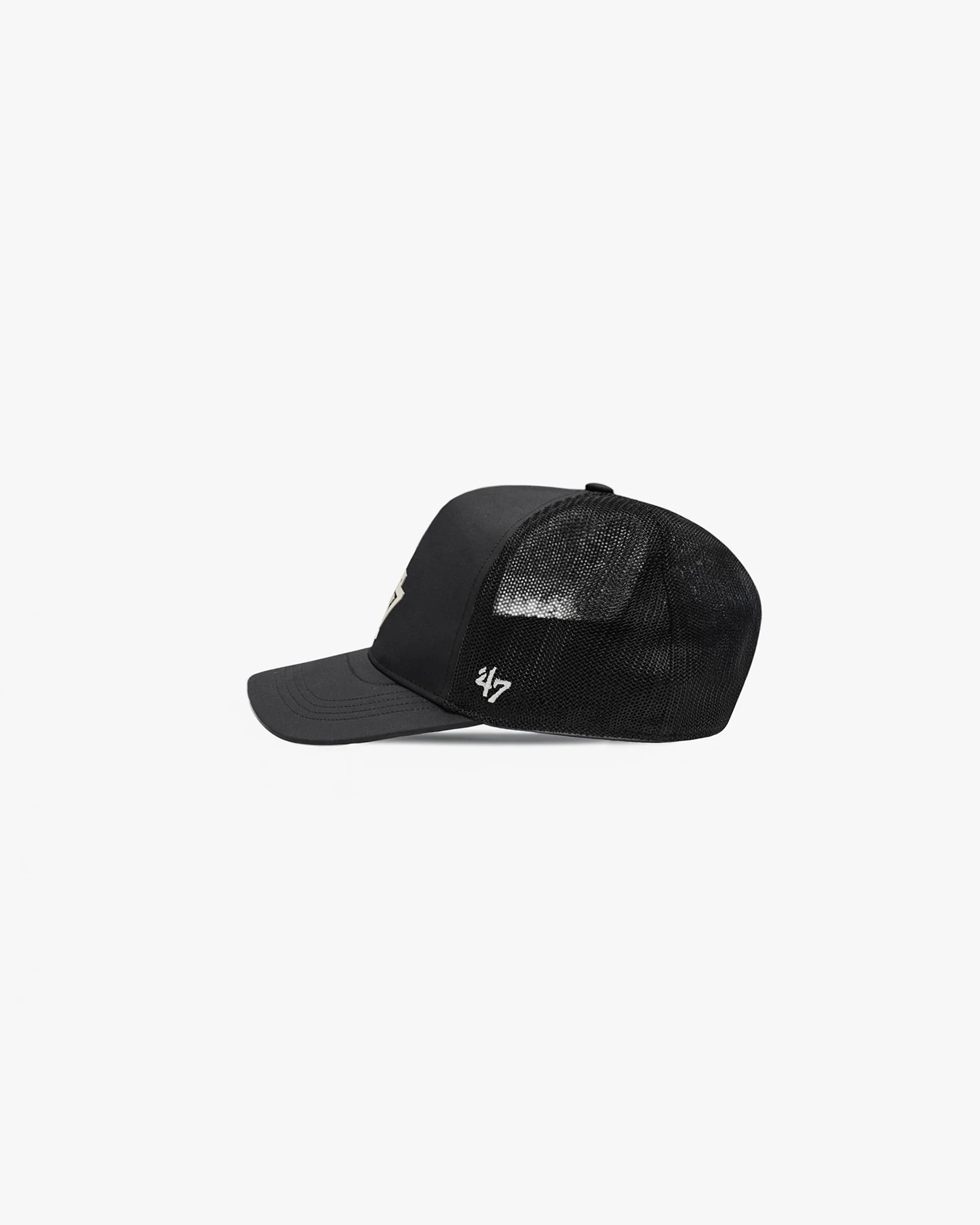 247 x 47 Logo Trucker Cap - Jet Black - Image 6