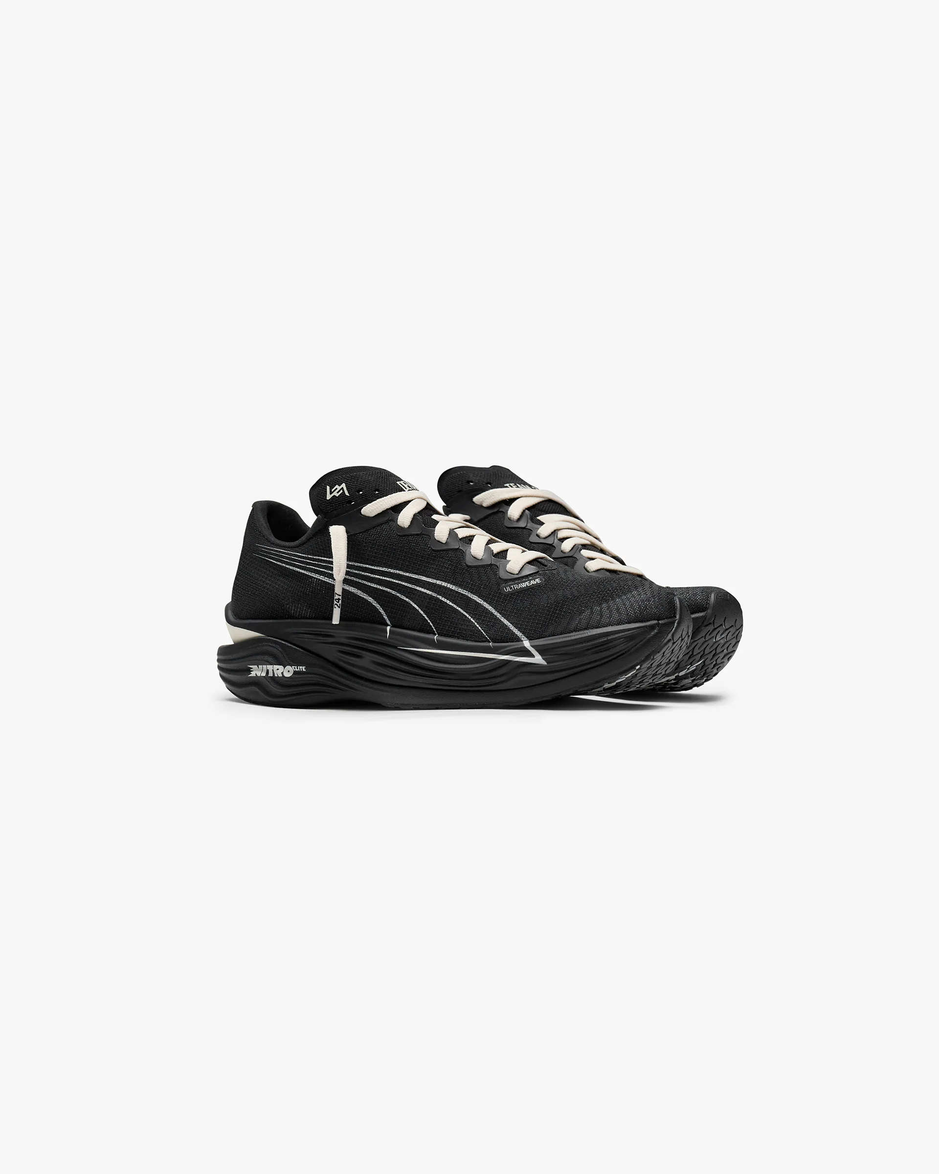 247 X Puma Deviate Nitro Elite 3 Men's - Black Alpine Snow - Image 2