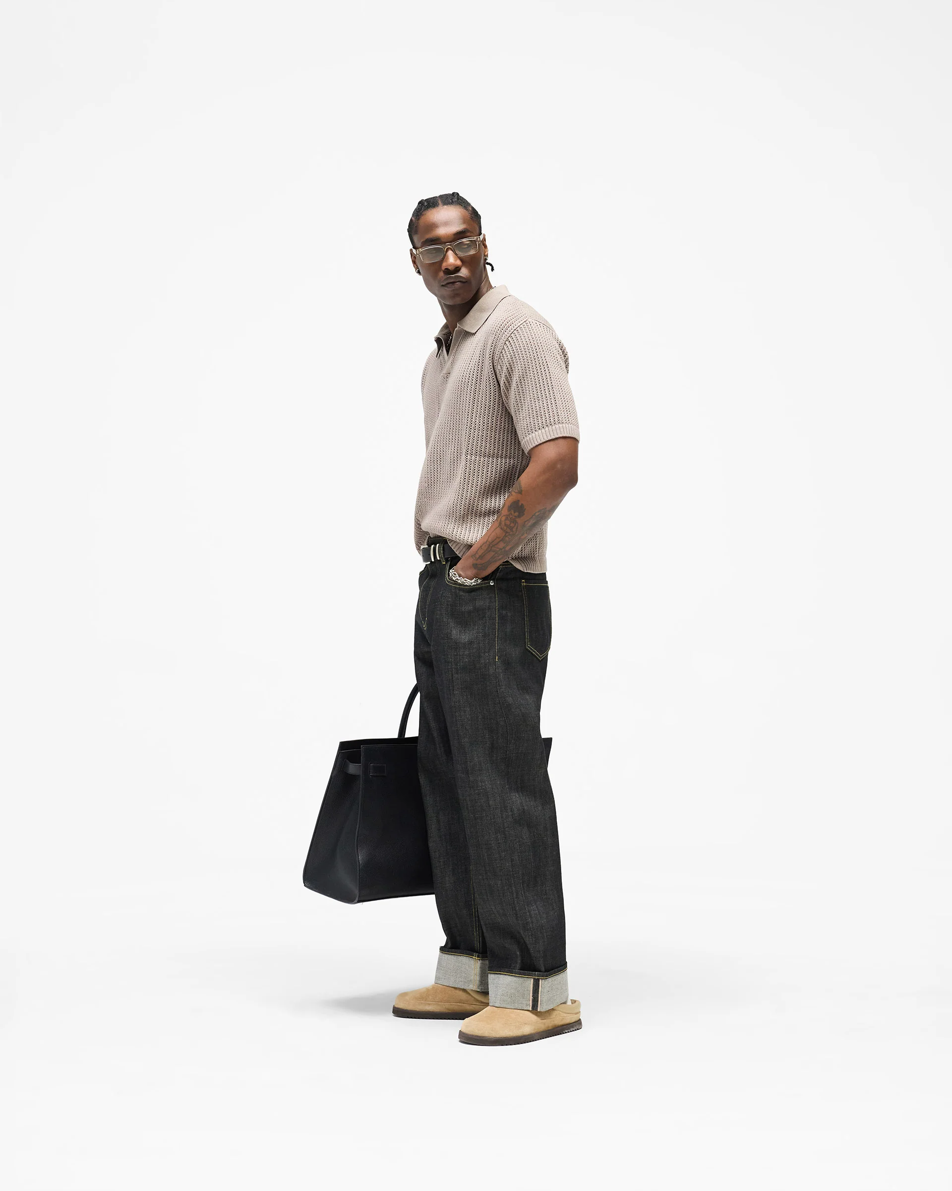 Beverly Knit Polo - Vintage Khaki - Image 6