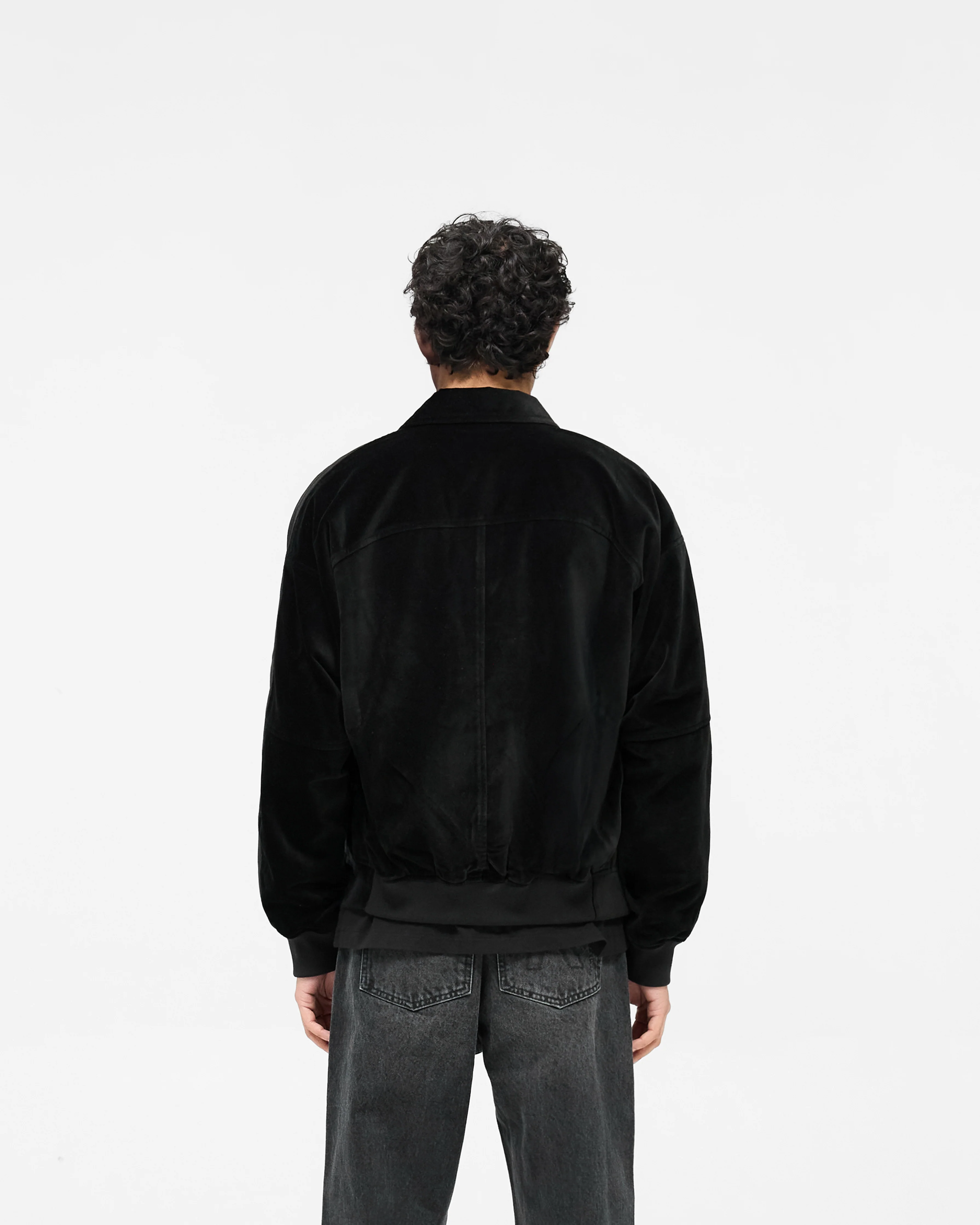 Bordeaux Brushed Jacket - Black - Image 5