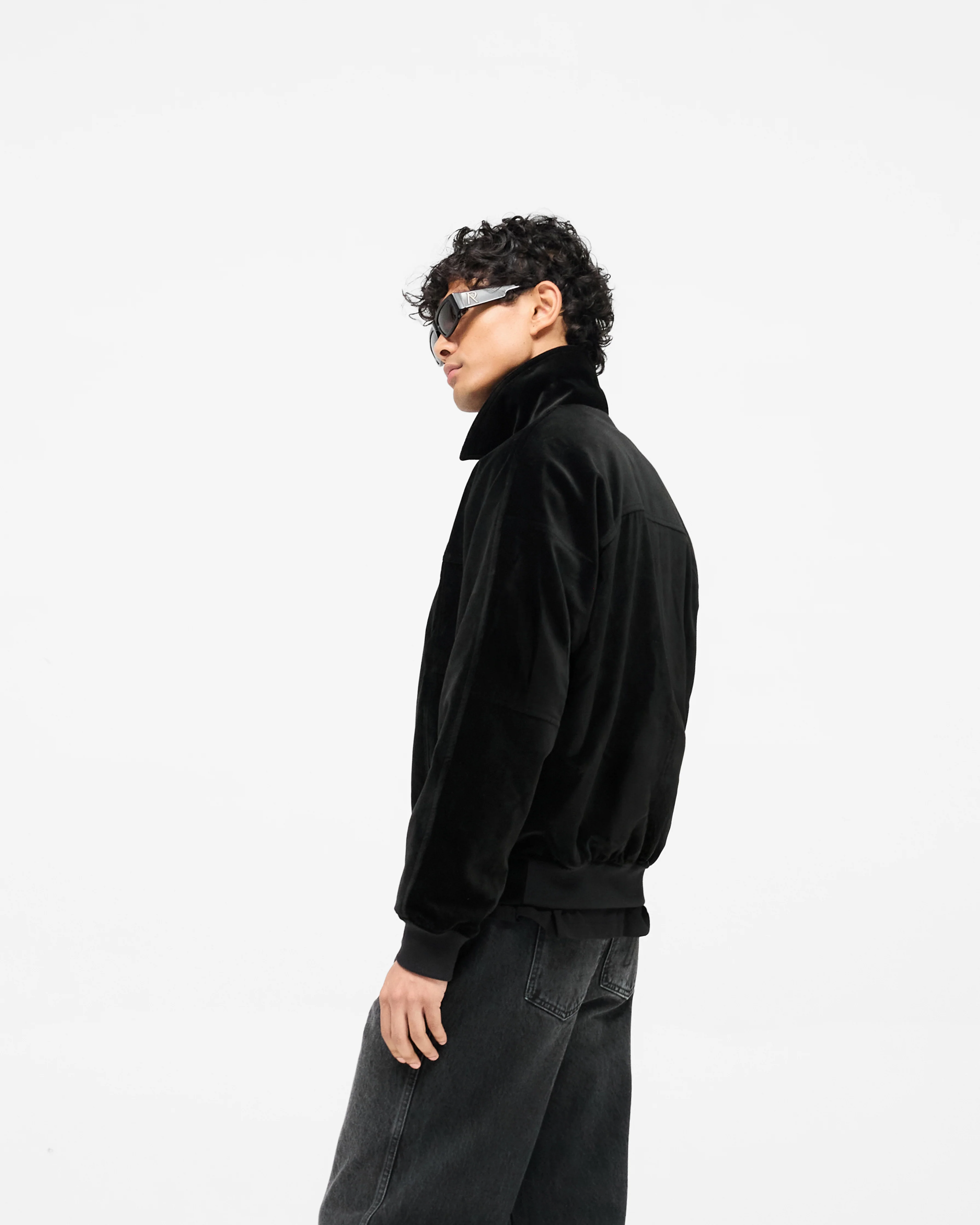 Bordeaux Brushed Jacket - Black - Image 6