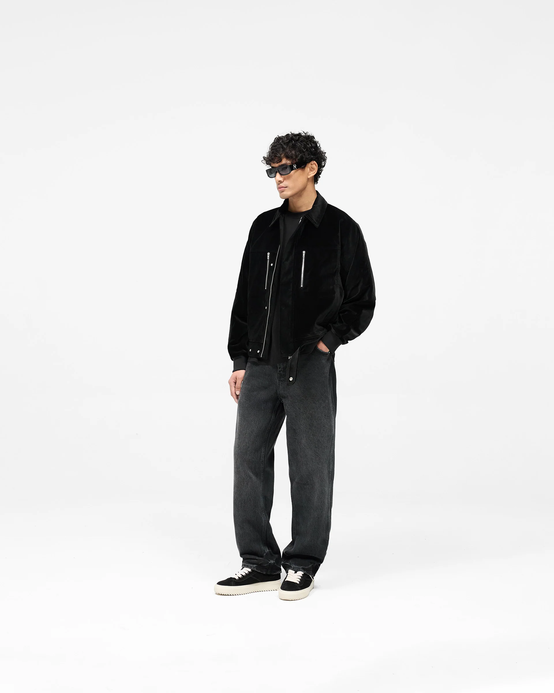 Bordeaux Brushed Jacket - Black - Image 8