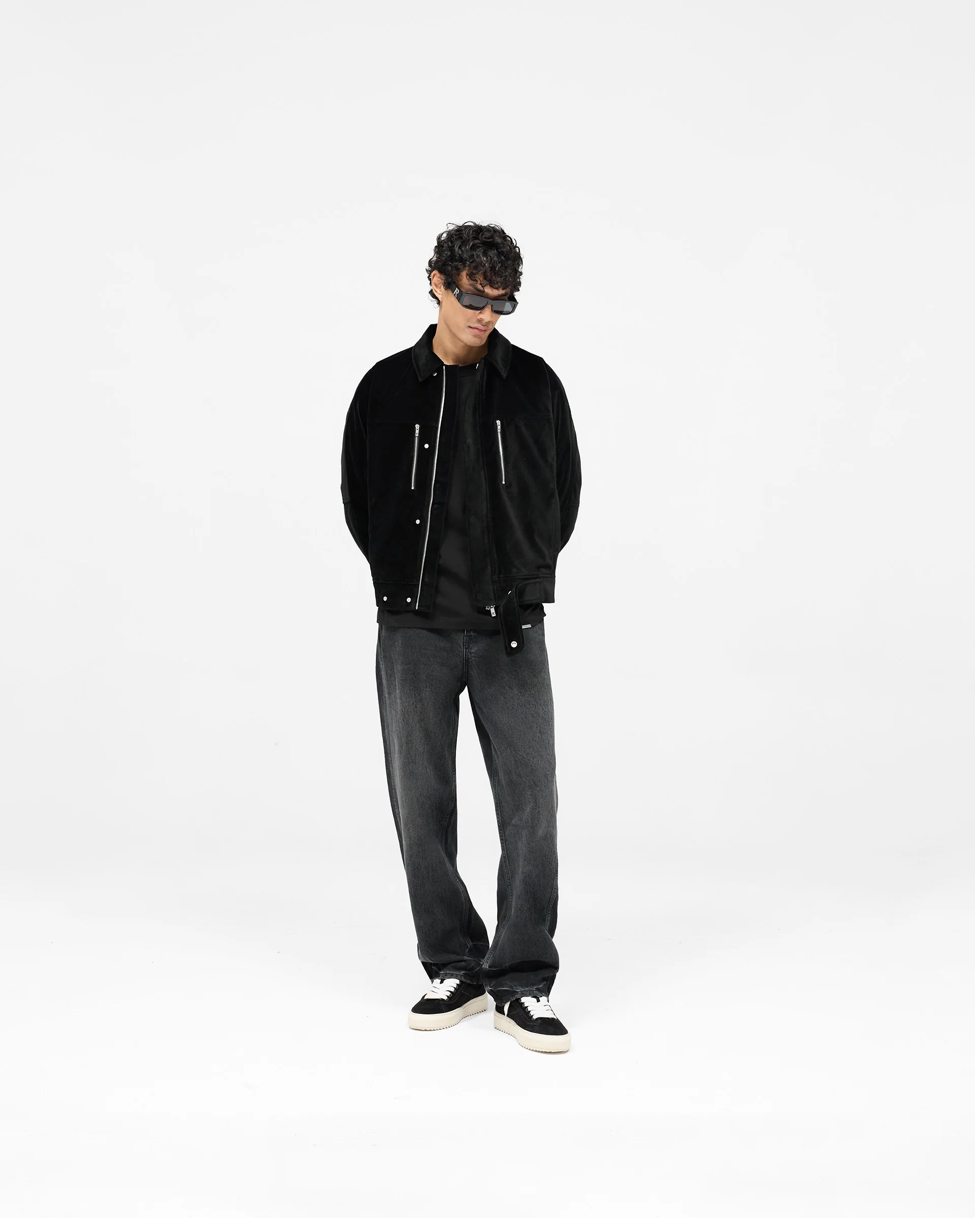 Bordeaux Brushed Jacket - Black - Image 9