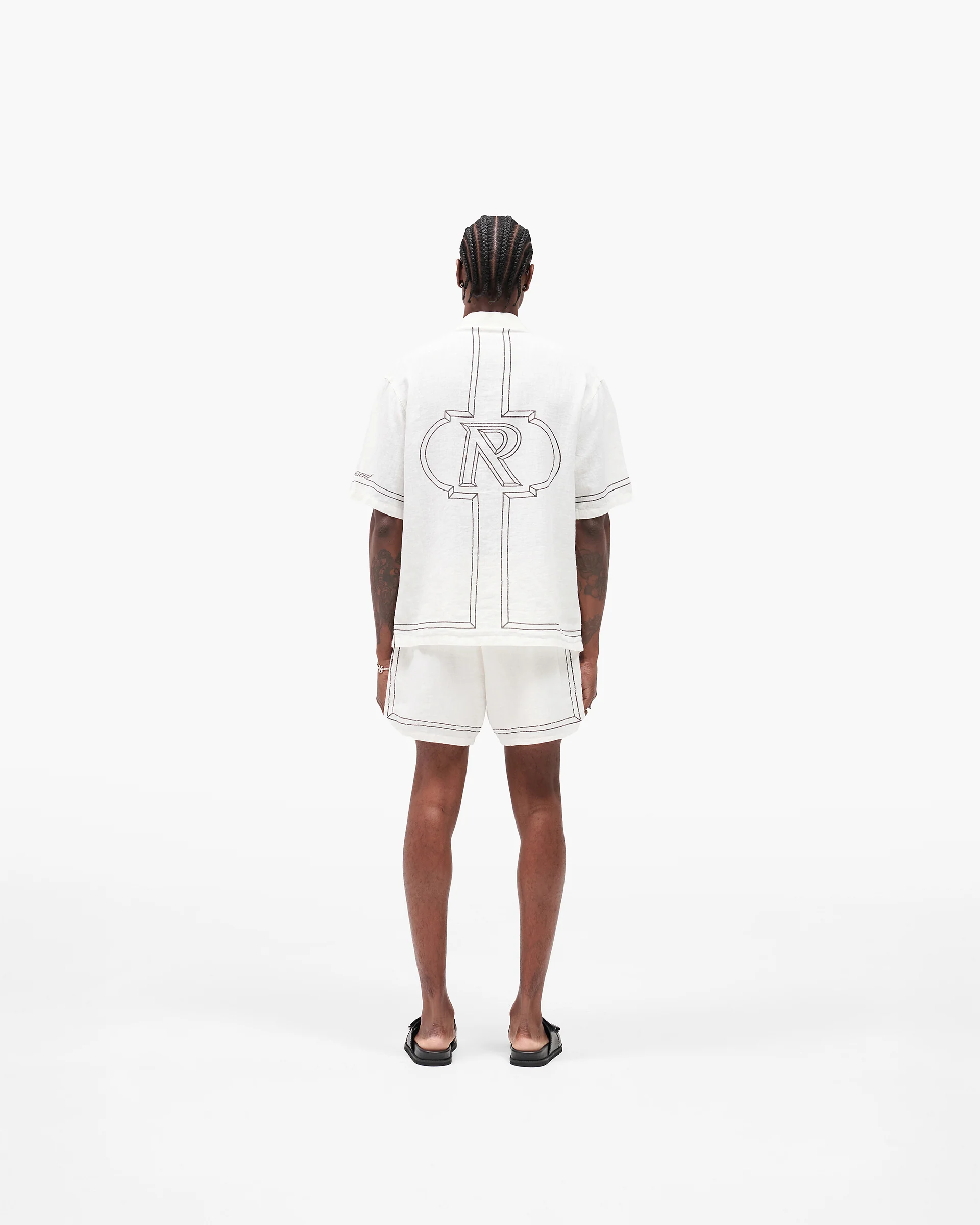 Border Shirt - Whisper White - Image 8