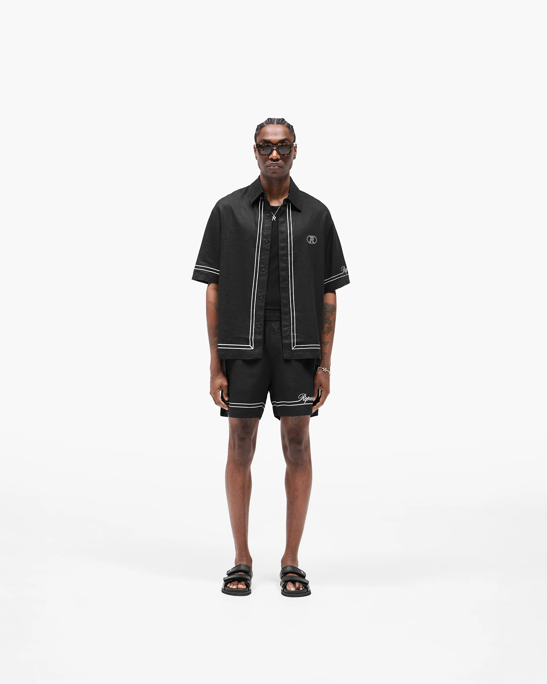Border Short - Jet Black - Image 5