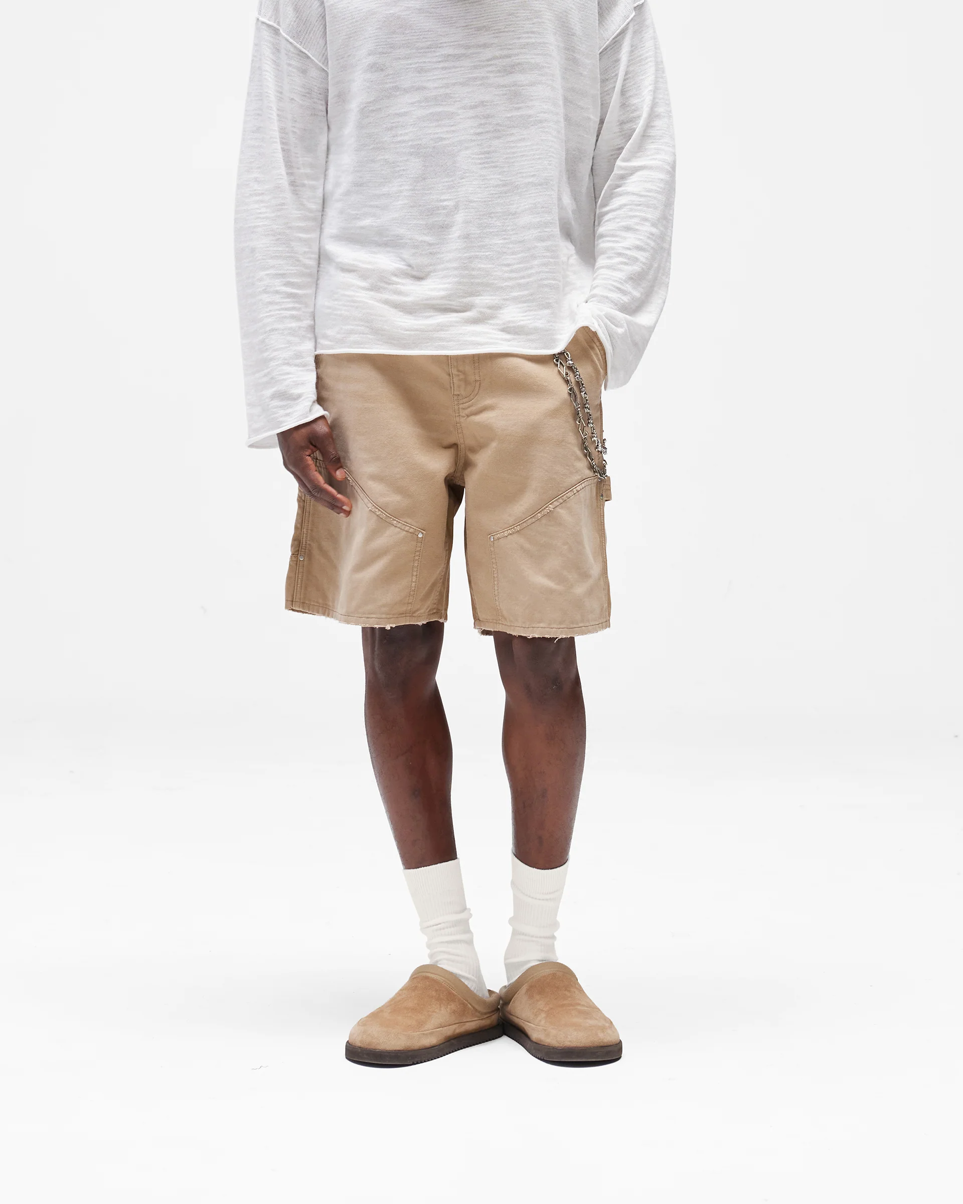 Carpenter Short - Beige - Image 3