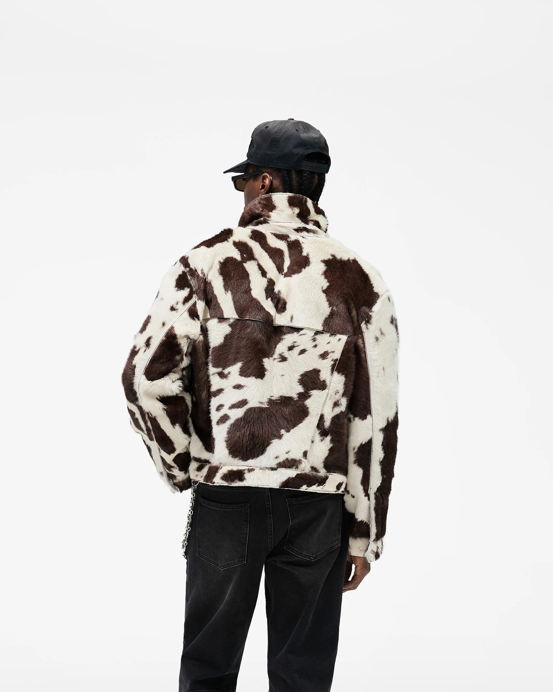 Cowhide Trucker Jacket - Multi - Image 5