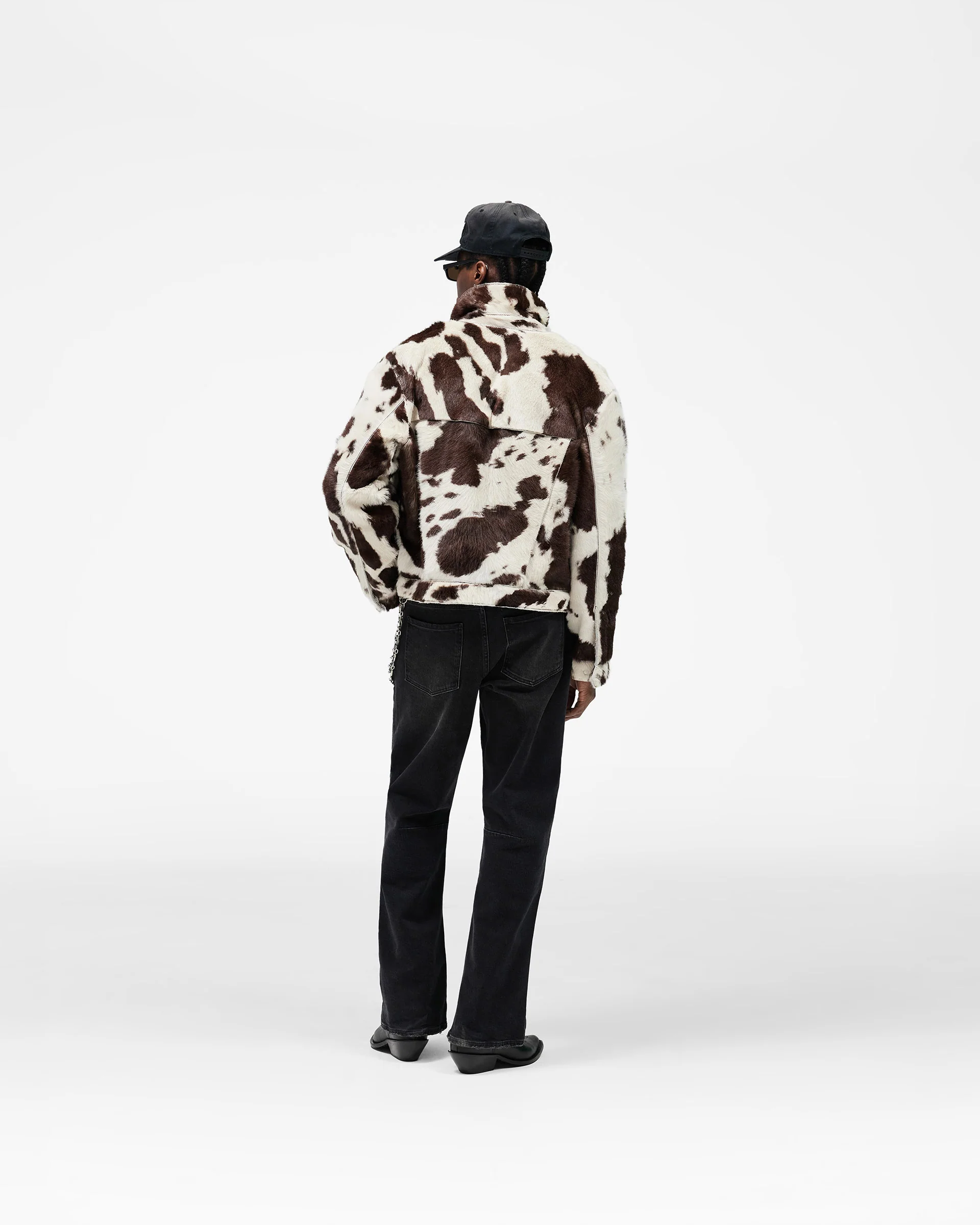 Cowhide Trucker Jacket - Multi - Image 9