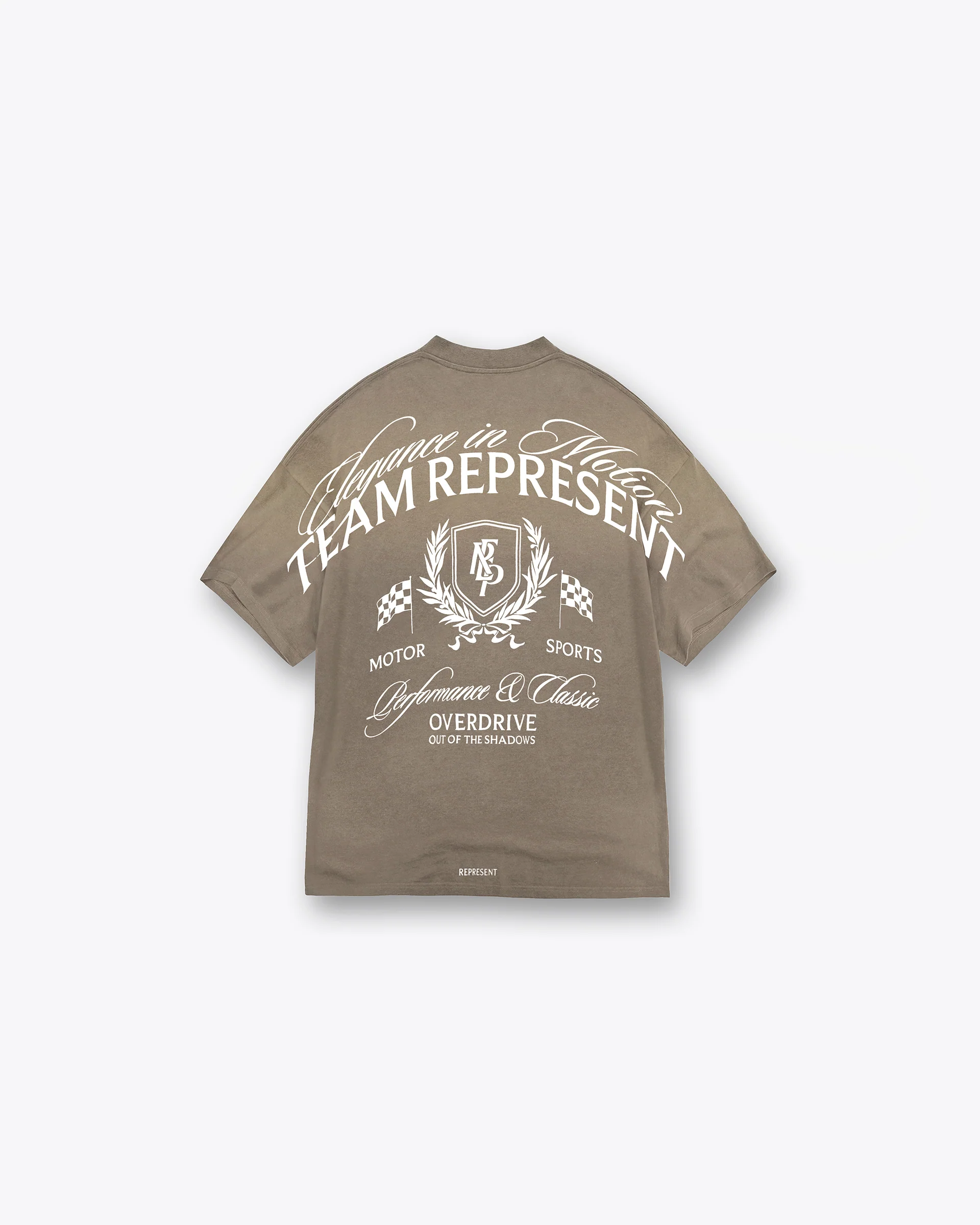 Crest T-Shirt - Dark Taupe - Image 2