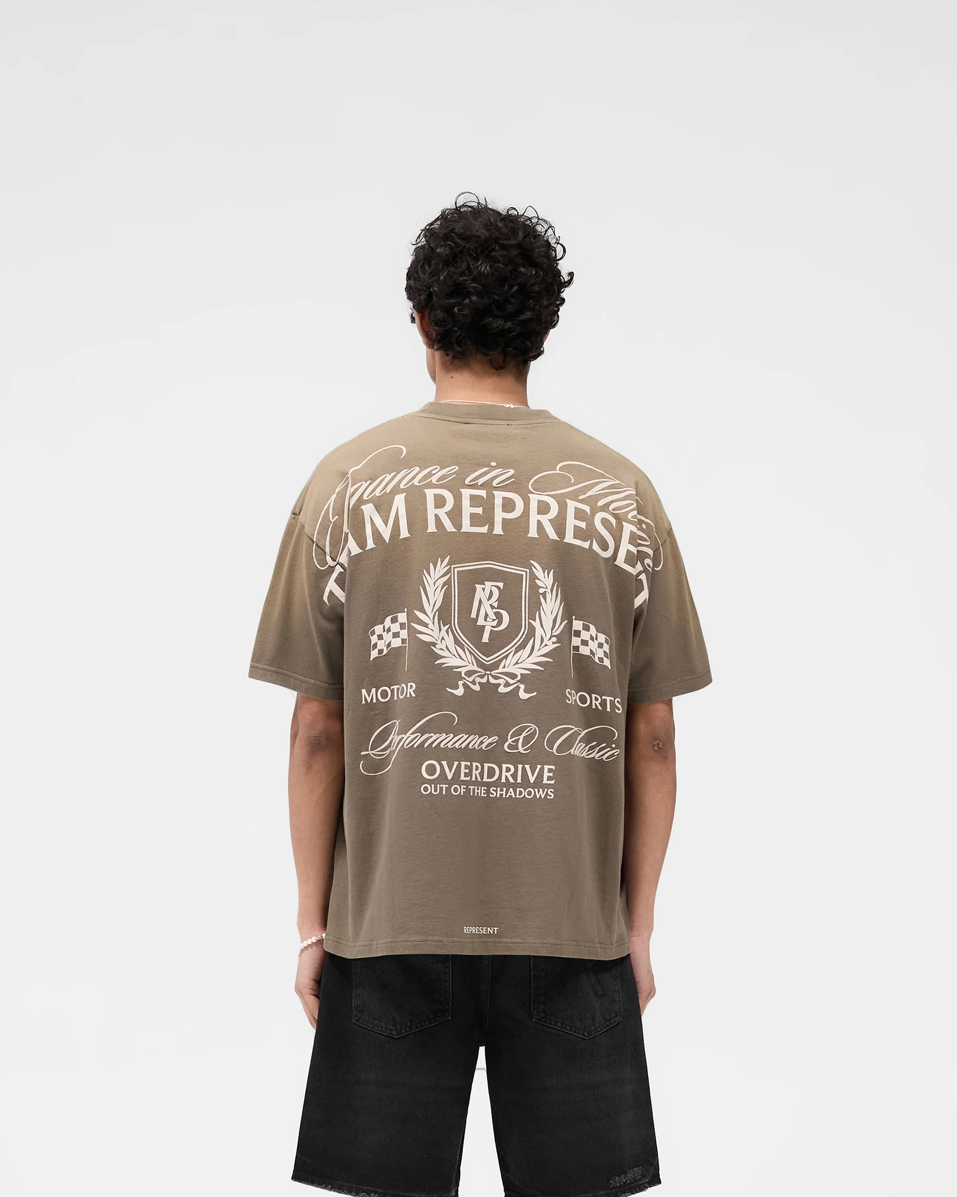 Crest T-Shirt - Dark Taupe - Image 5