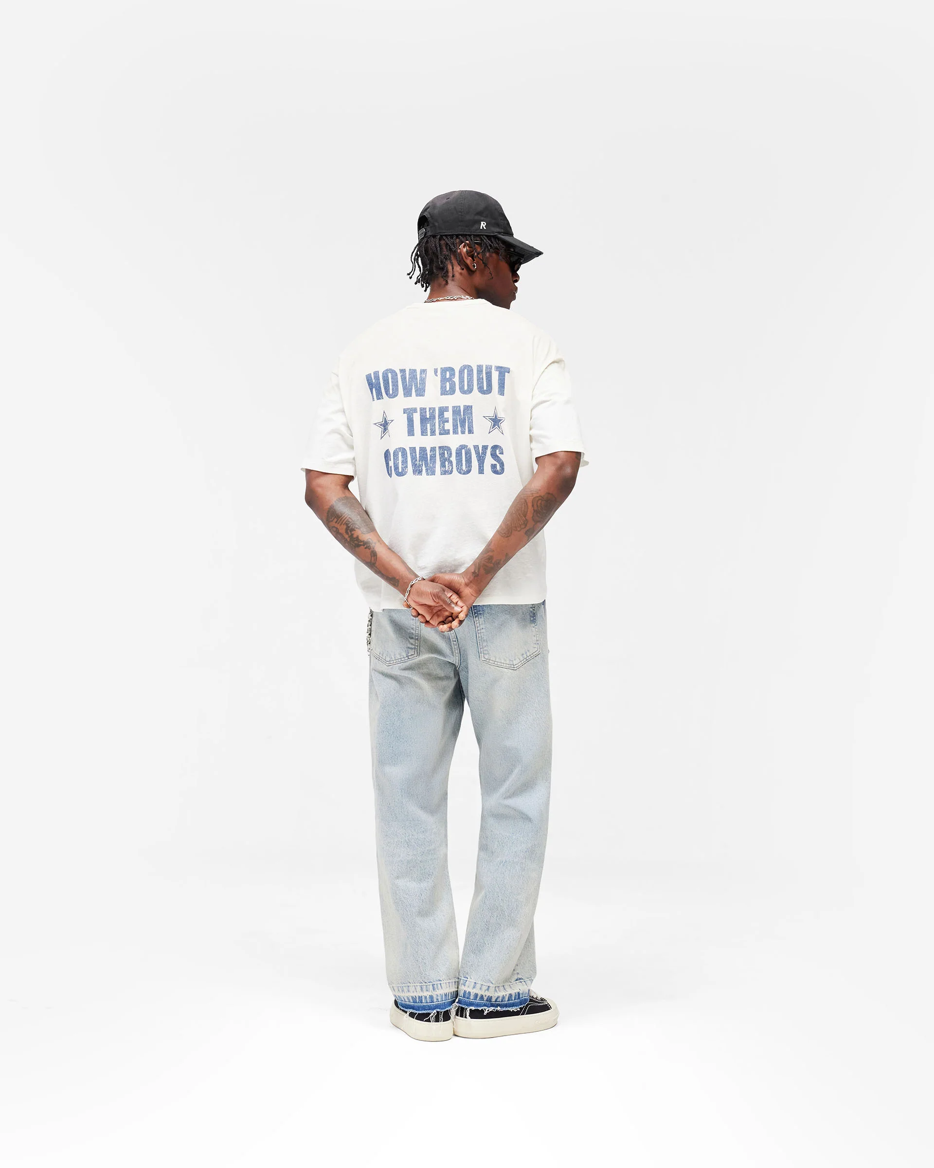 Dallas Cowboys x Represent T-Shirt - Washed Ecru - Image 10