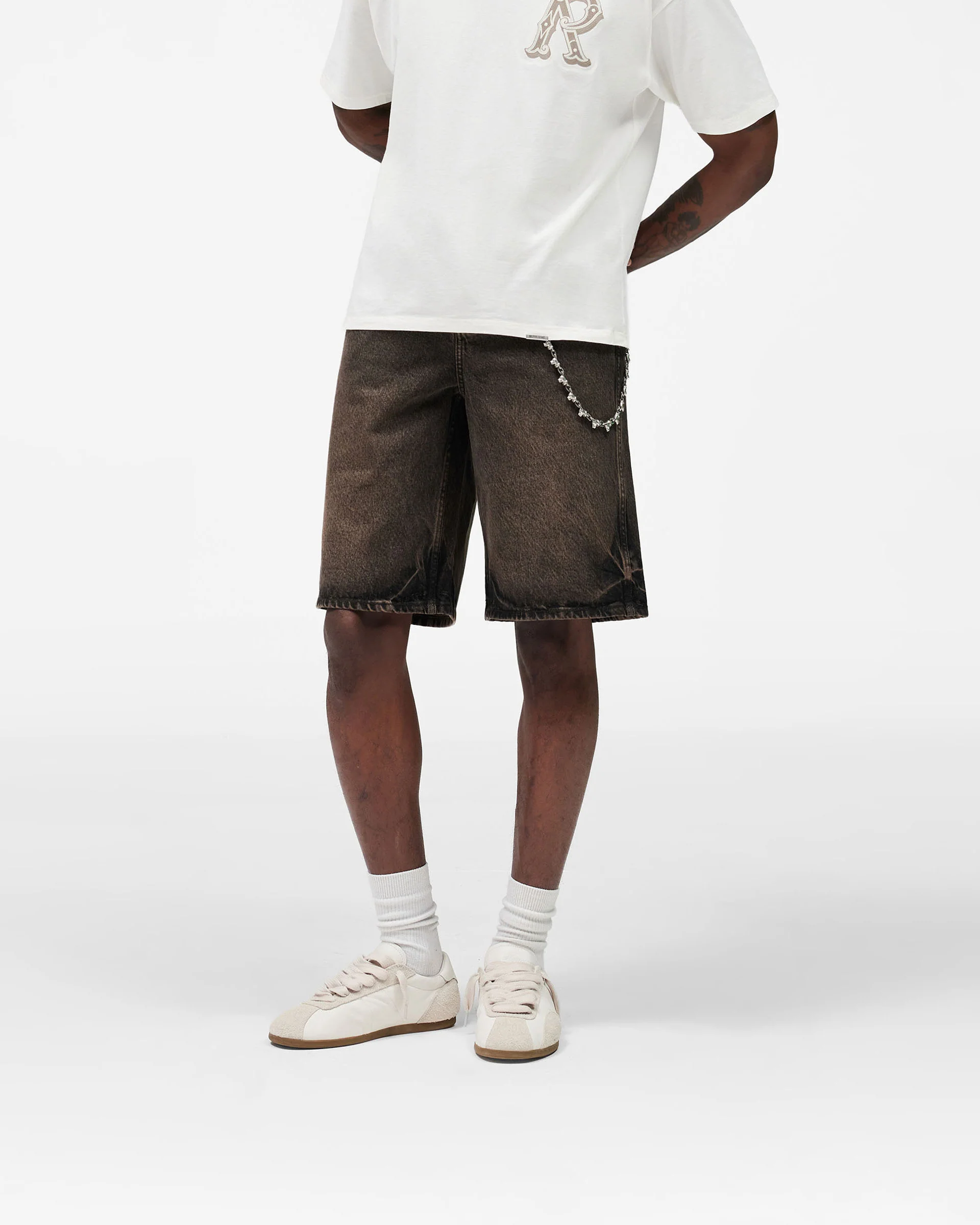 Denim Short - Bark - Image 4