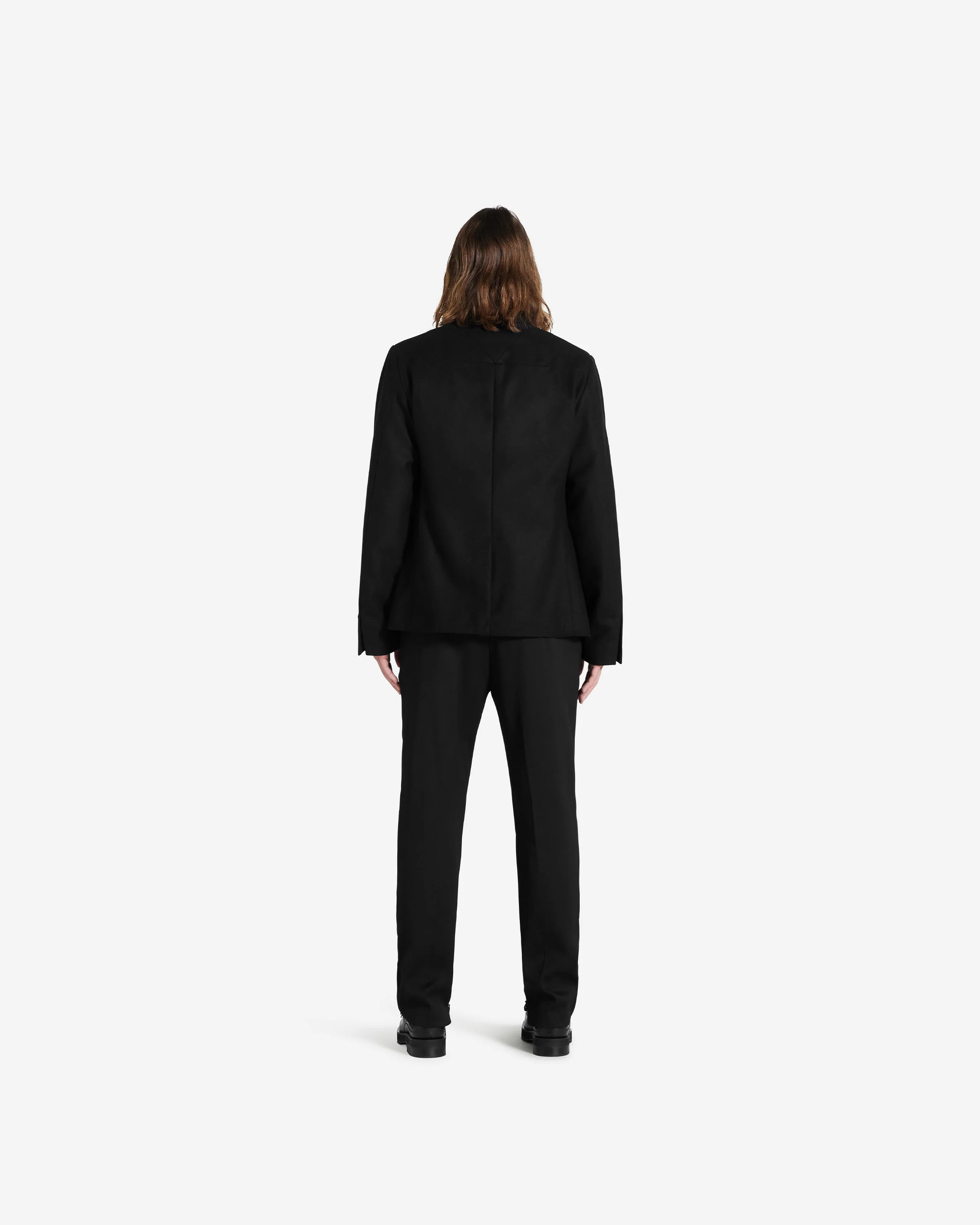 Double Breasted Blazer - Jet Black - Image 11