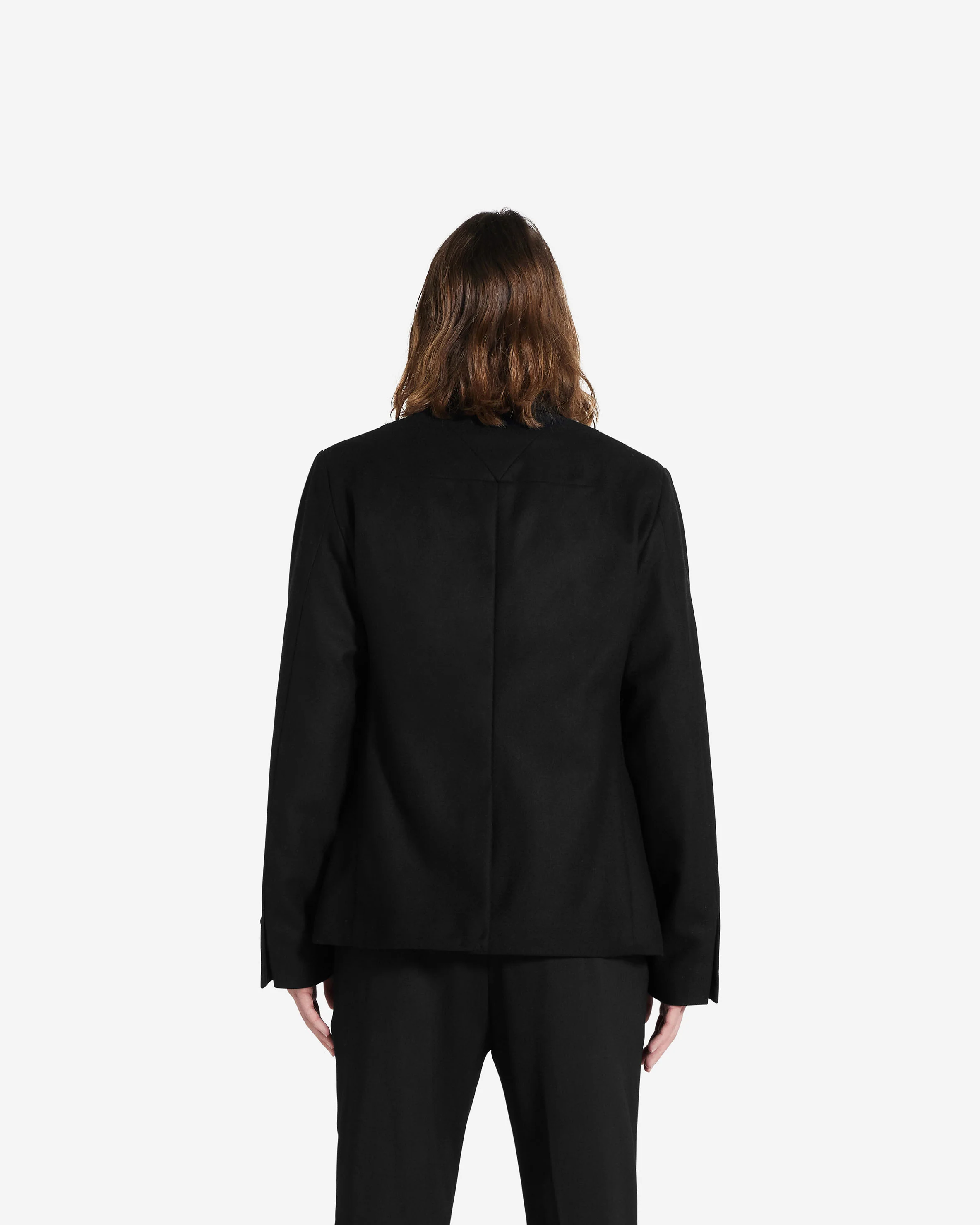 Double Breasted Blazer - Jet Black - Image 4