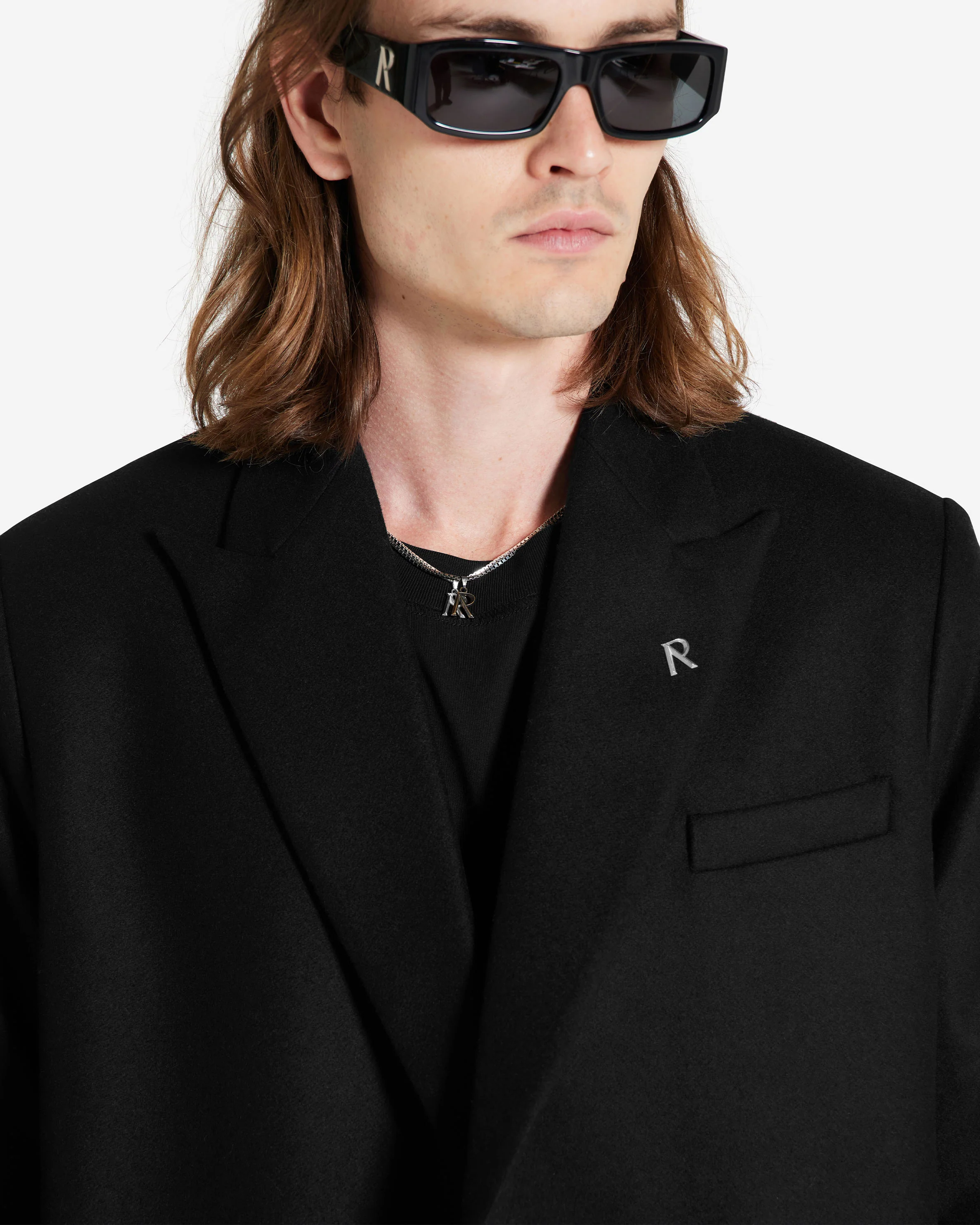 Double Breasted Blazer - Jet Black - Image 5