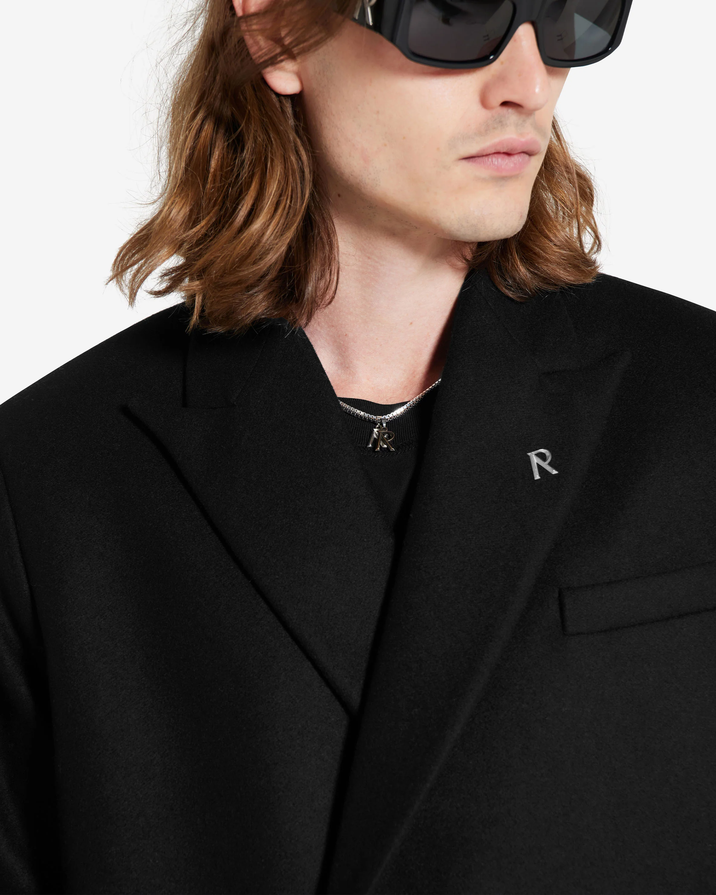 Double Breasted Blazer - Jet Black - Image 7