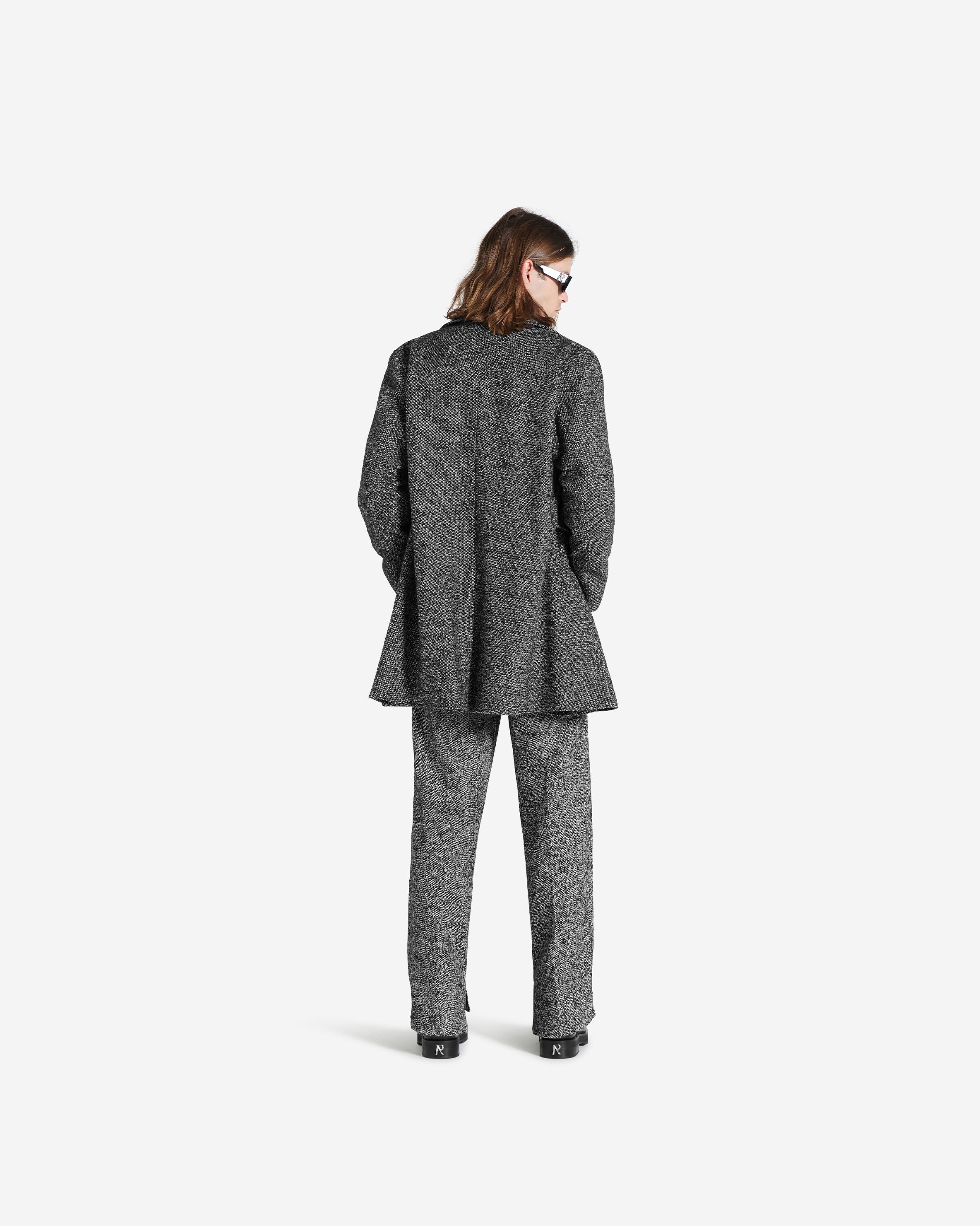 Double Breasted Overcoat - Marble - Image 10
