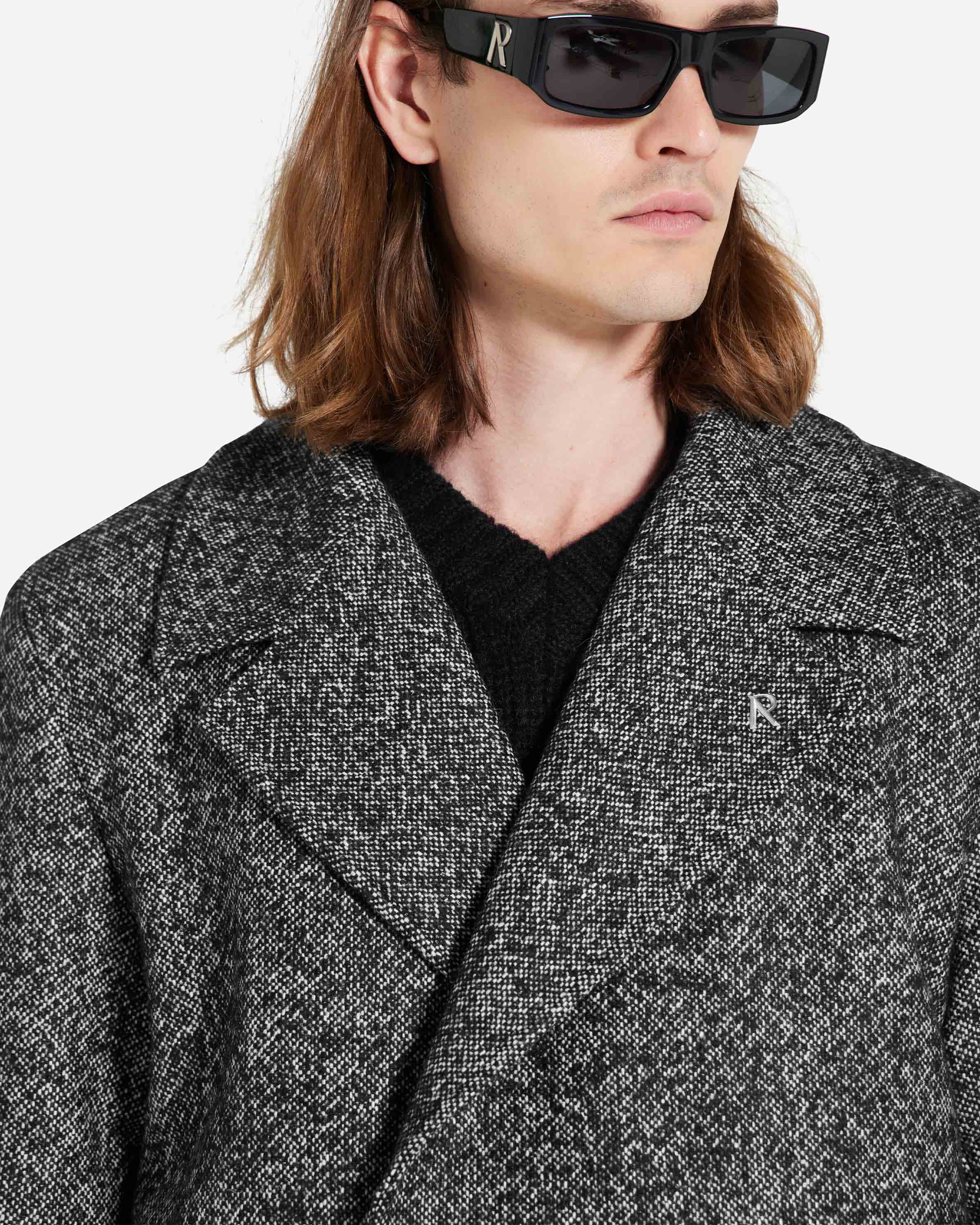 Double Breasted Overcoat - Marble - Image 5