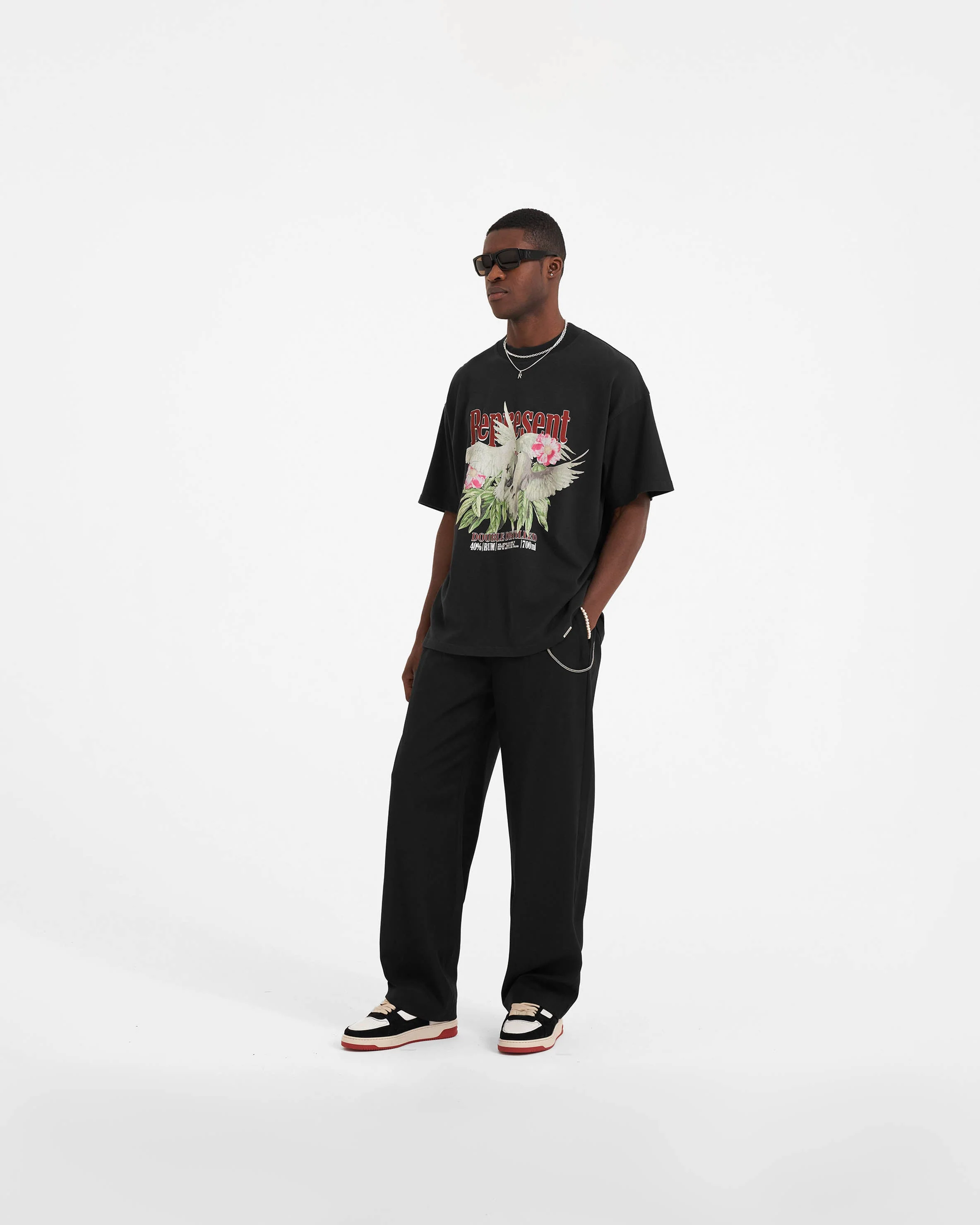 Double Distilled T-Shirt - Off Black - Image 2