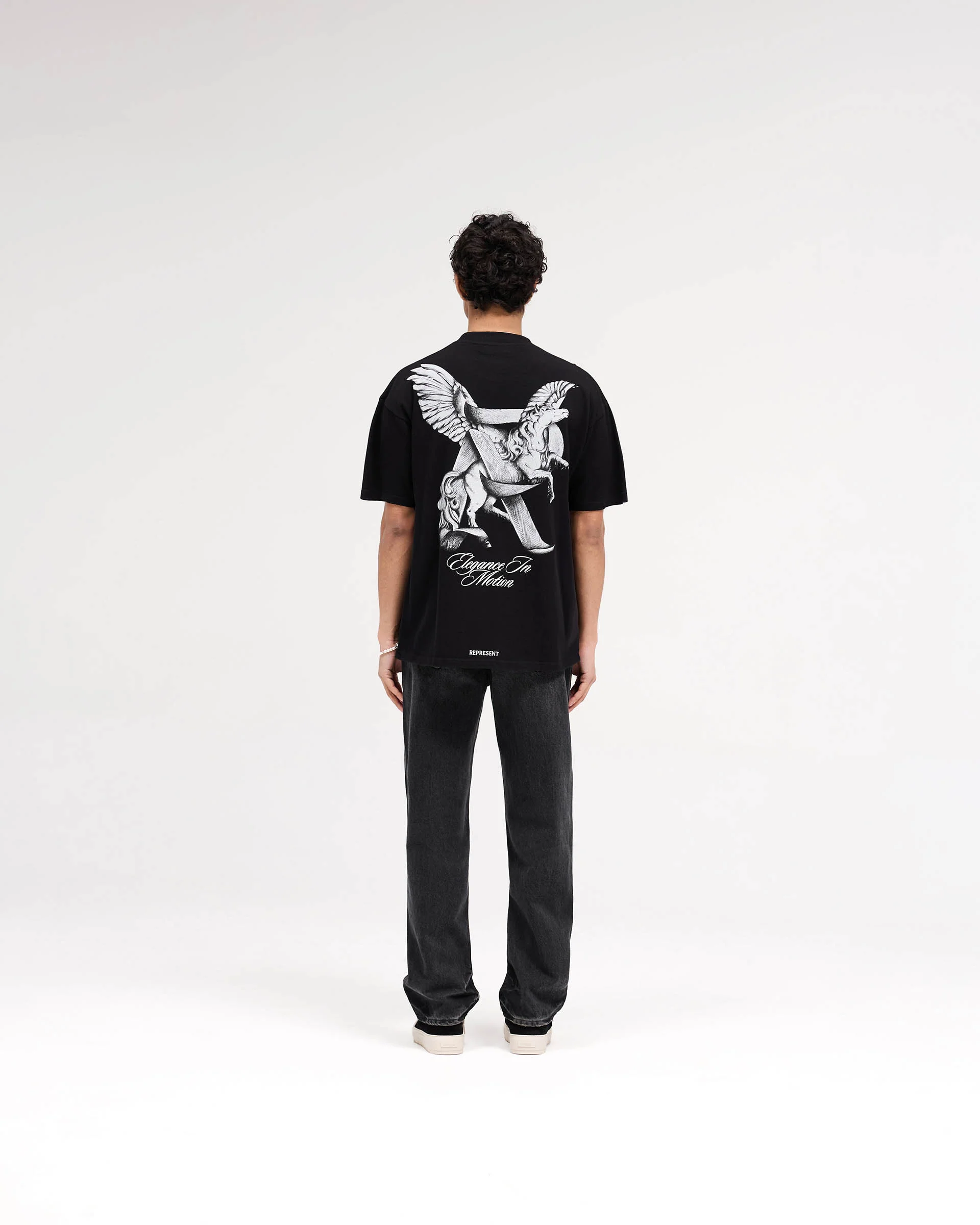 Elegance In Motion T-Shirt - Jet Black - Image 10