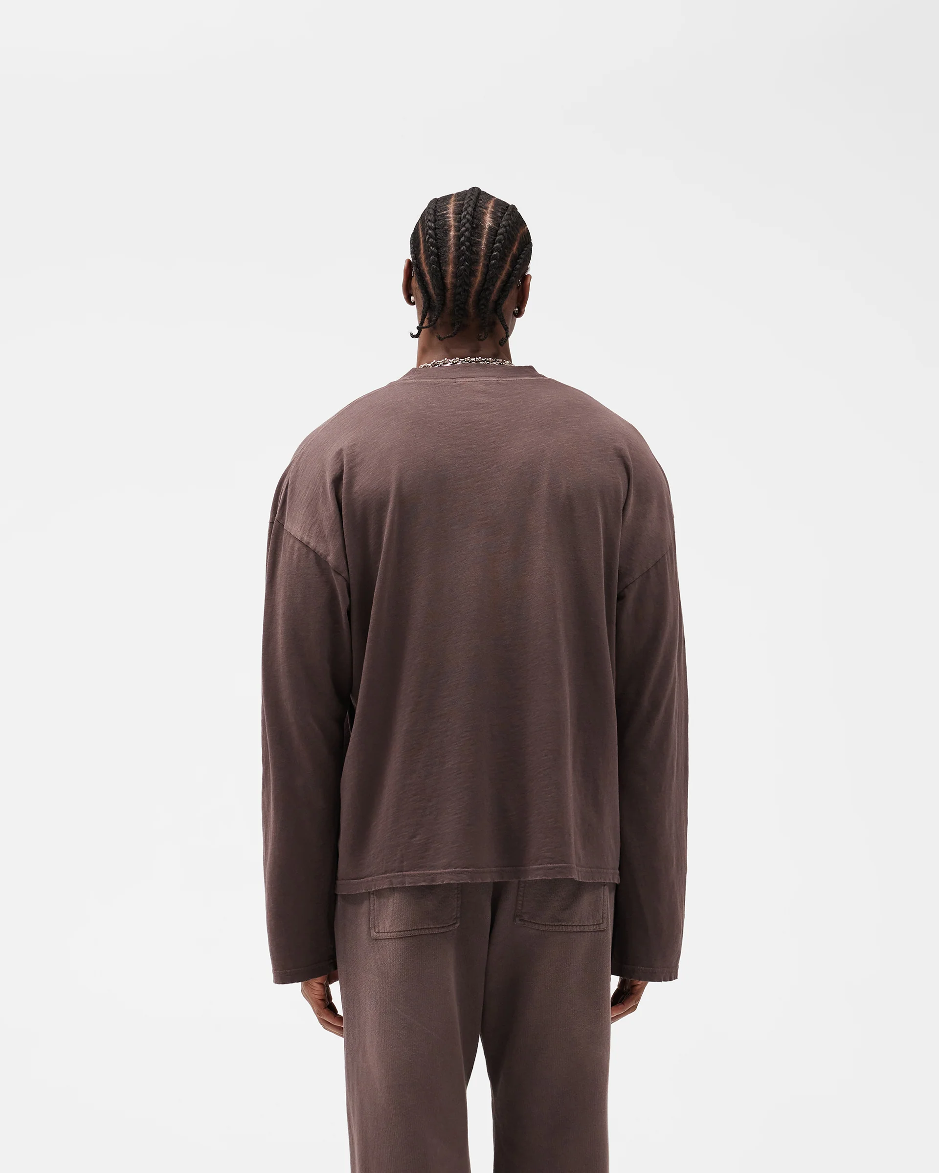 EngLAnd Long Sleeve T-Shirt - Washed Brown - Image 5