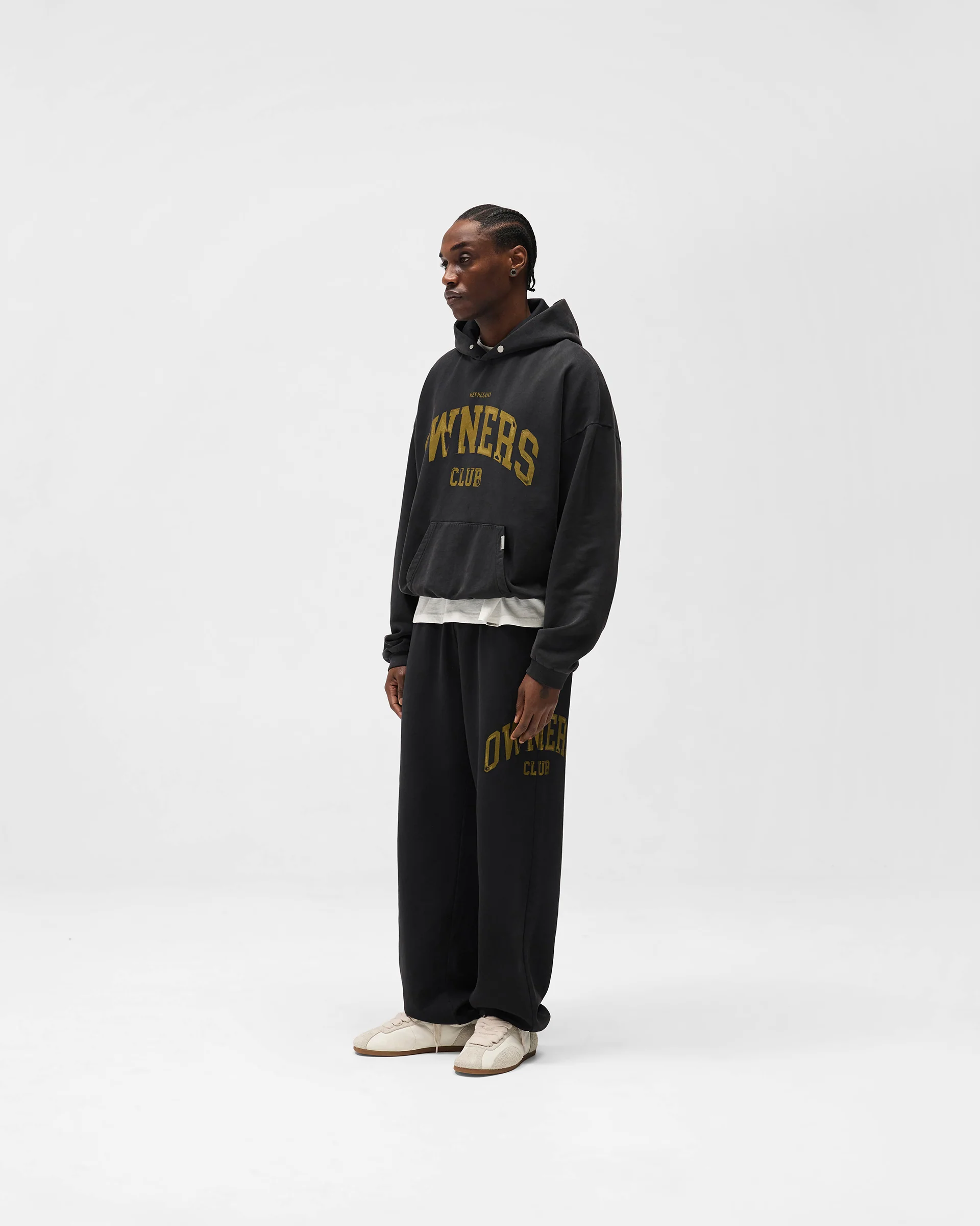 Represent Owners Club Hoodie - Faded Black - Image 7