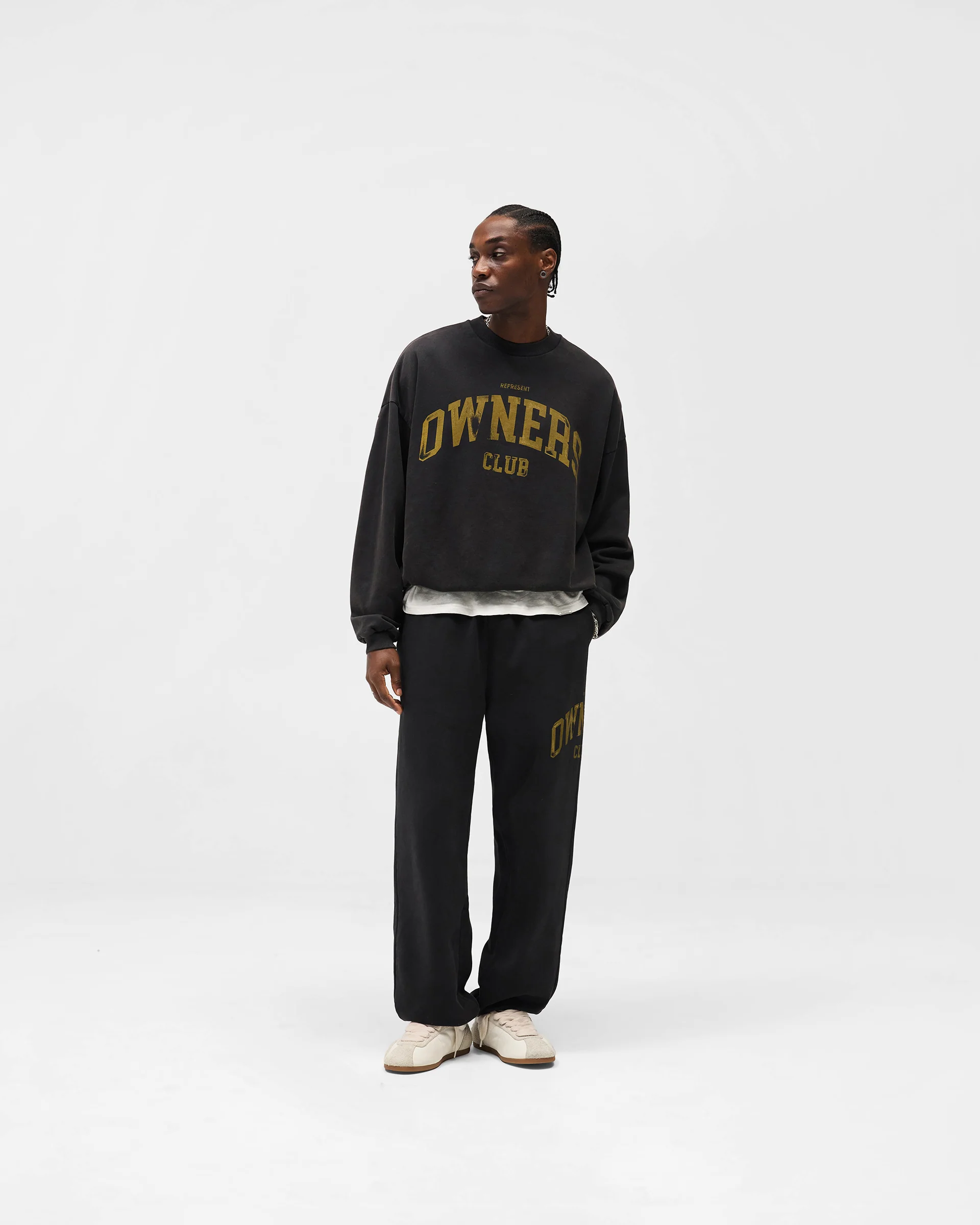 Represent Owners Club Sweater - Faded Black - Image 7