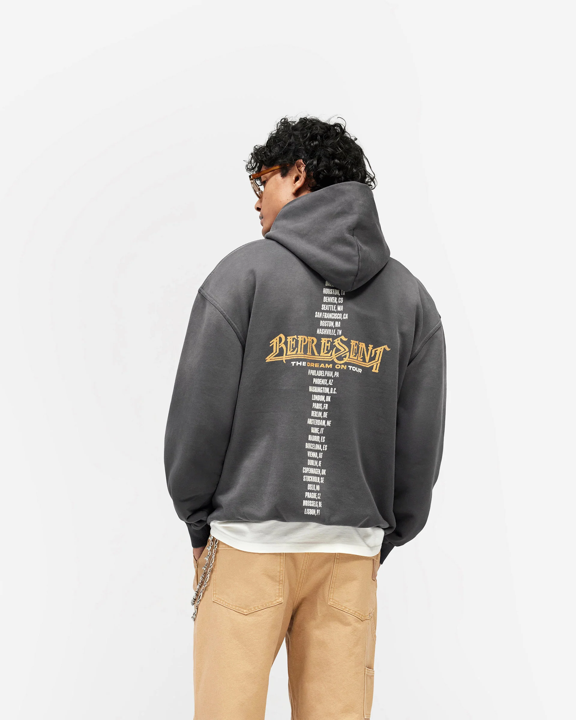 Golden Tour Hoodie - Sun Fade Grey - Image 6