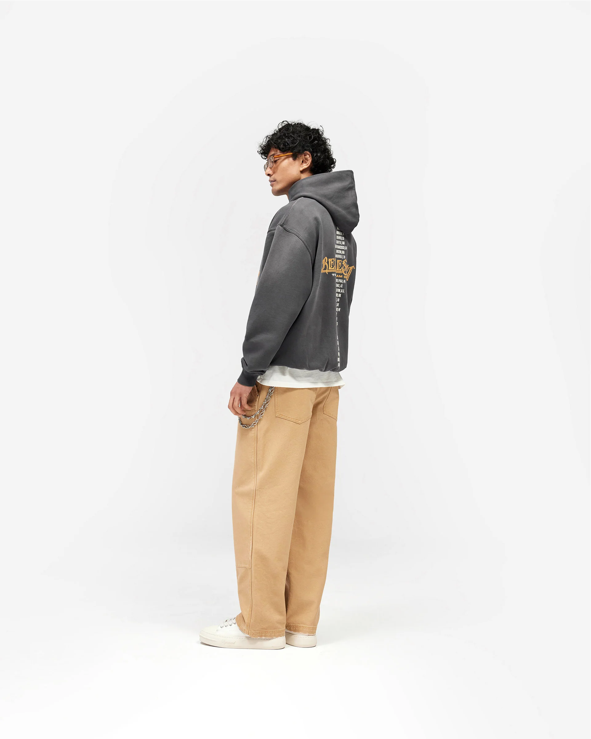 Golden Tour Hoodie - Sun Fade Grey - Image 9