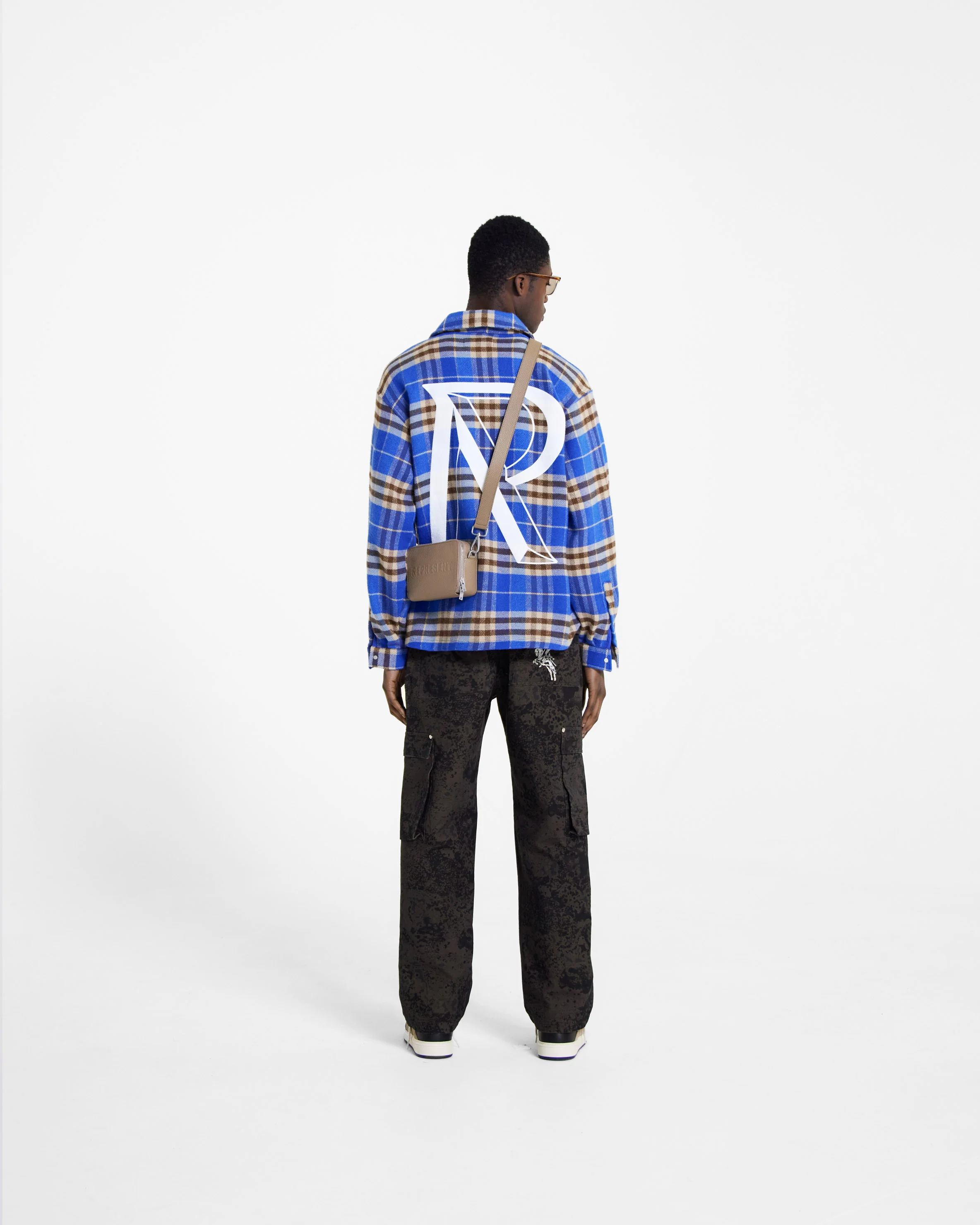 Heavyweight Initial Flannel Shirt - Cobalt - Image 10