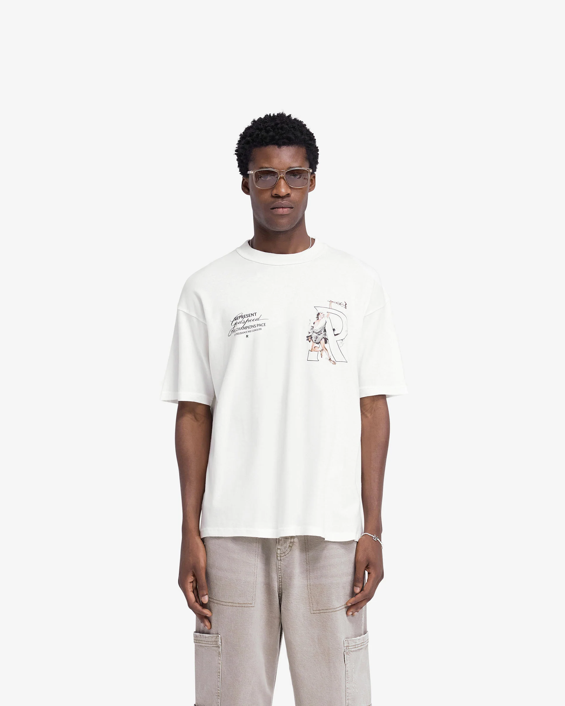 Hermes T-Shirt - Flat White - Image 3