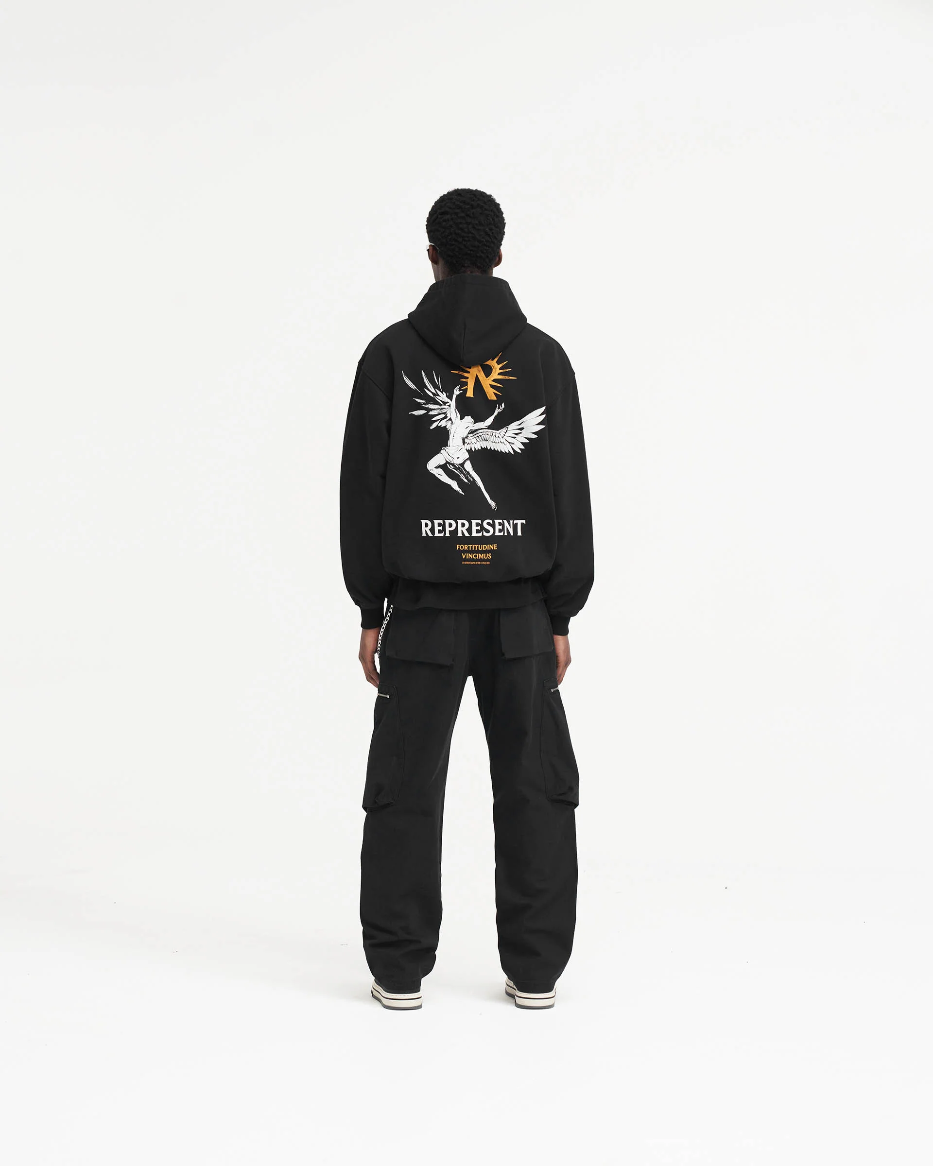 Icarus Hoodie - Jet Black - Image 10