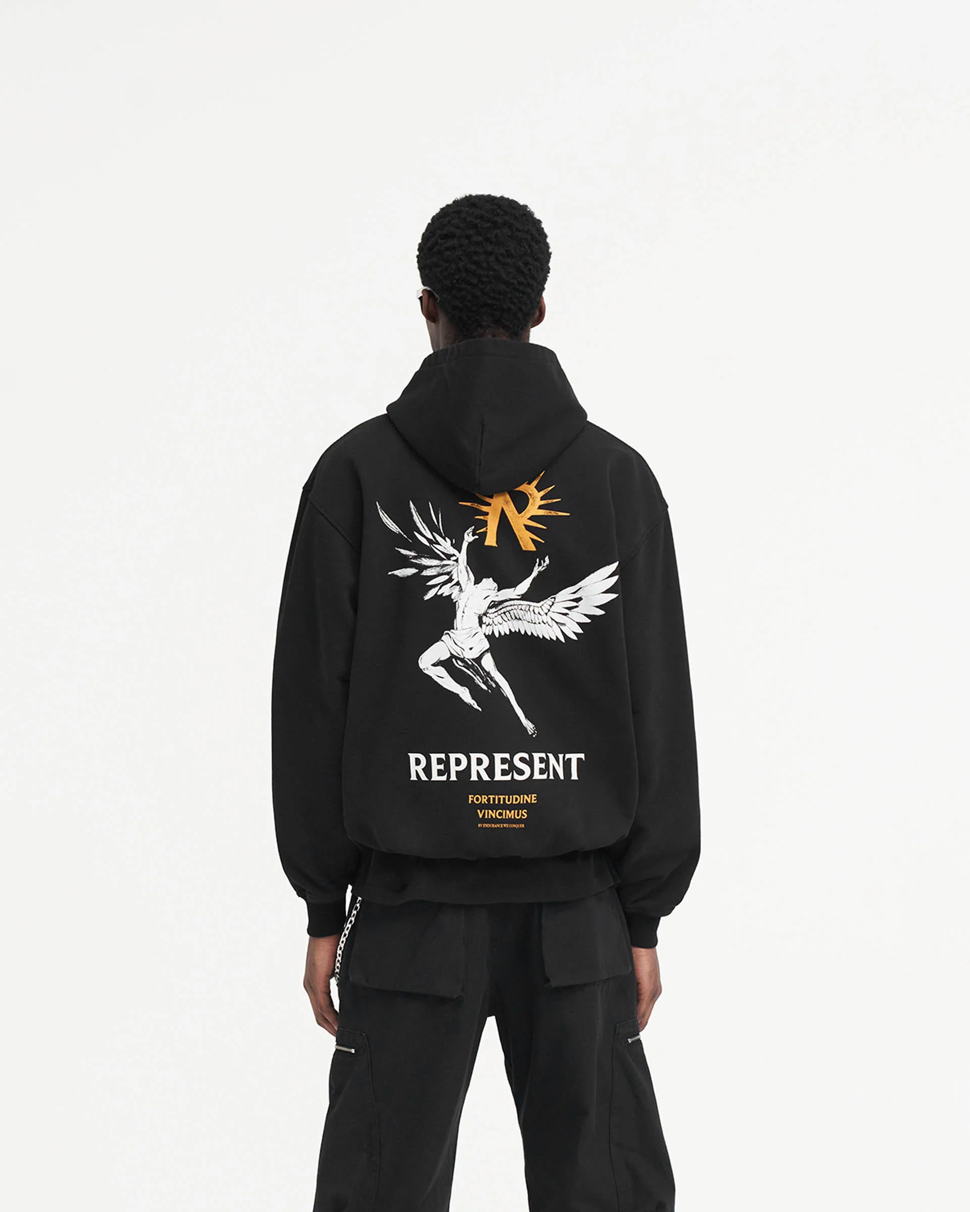 Icarus Hoodie - Jet Black - Image 5