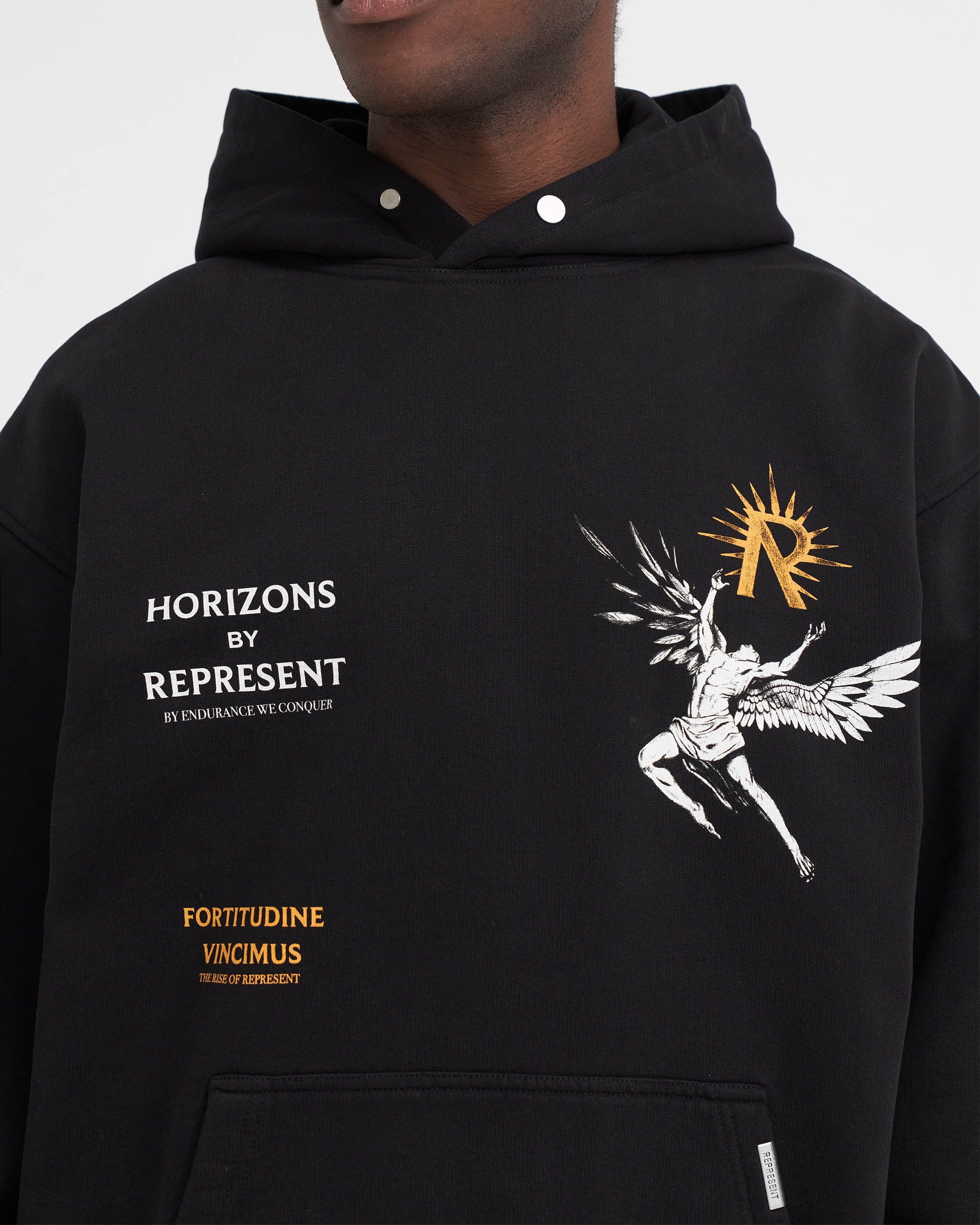 Icarus Hoodie - Jet Black - Image 6