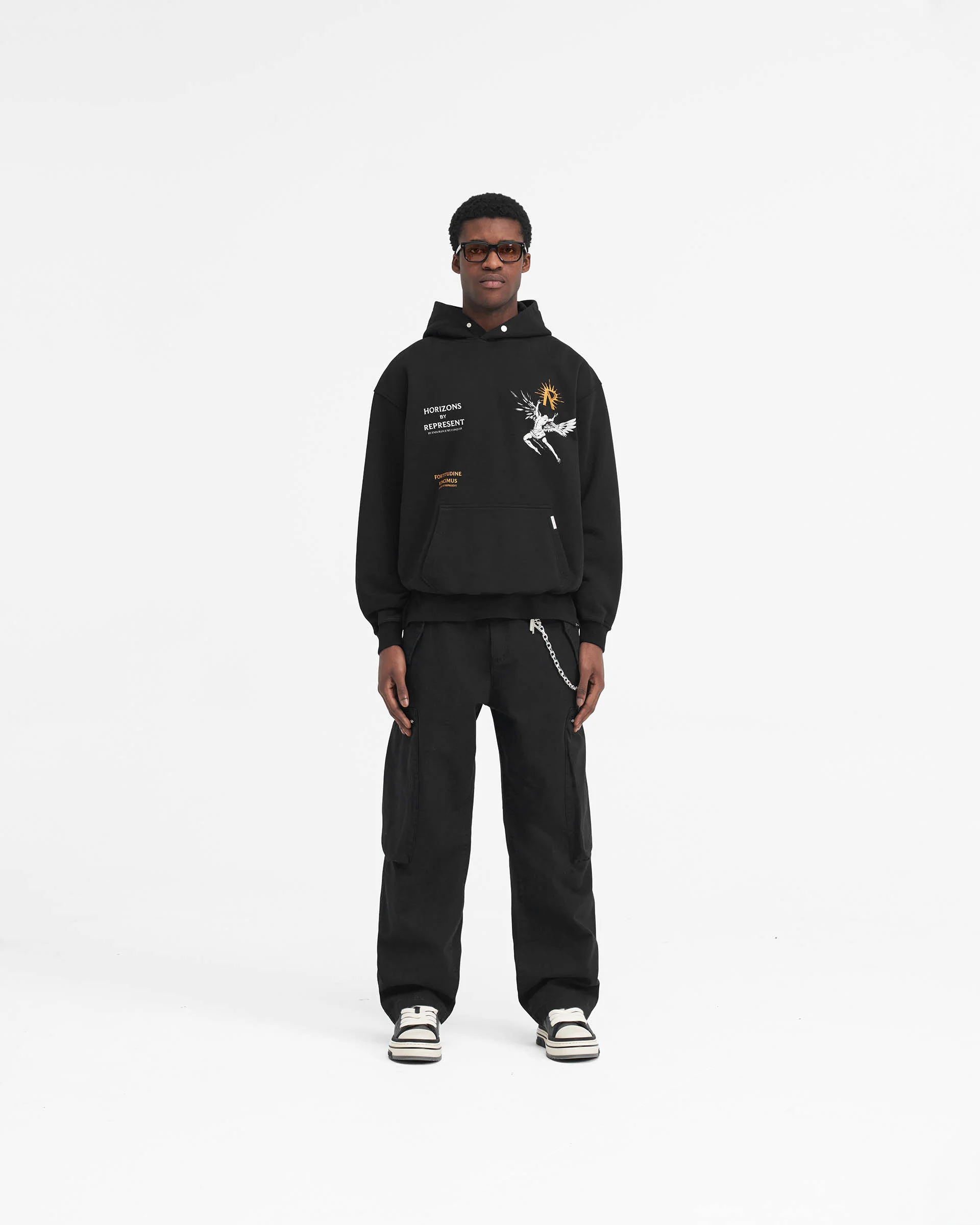 Icarus Hoodie - Jet Black - Image 8