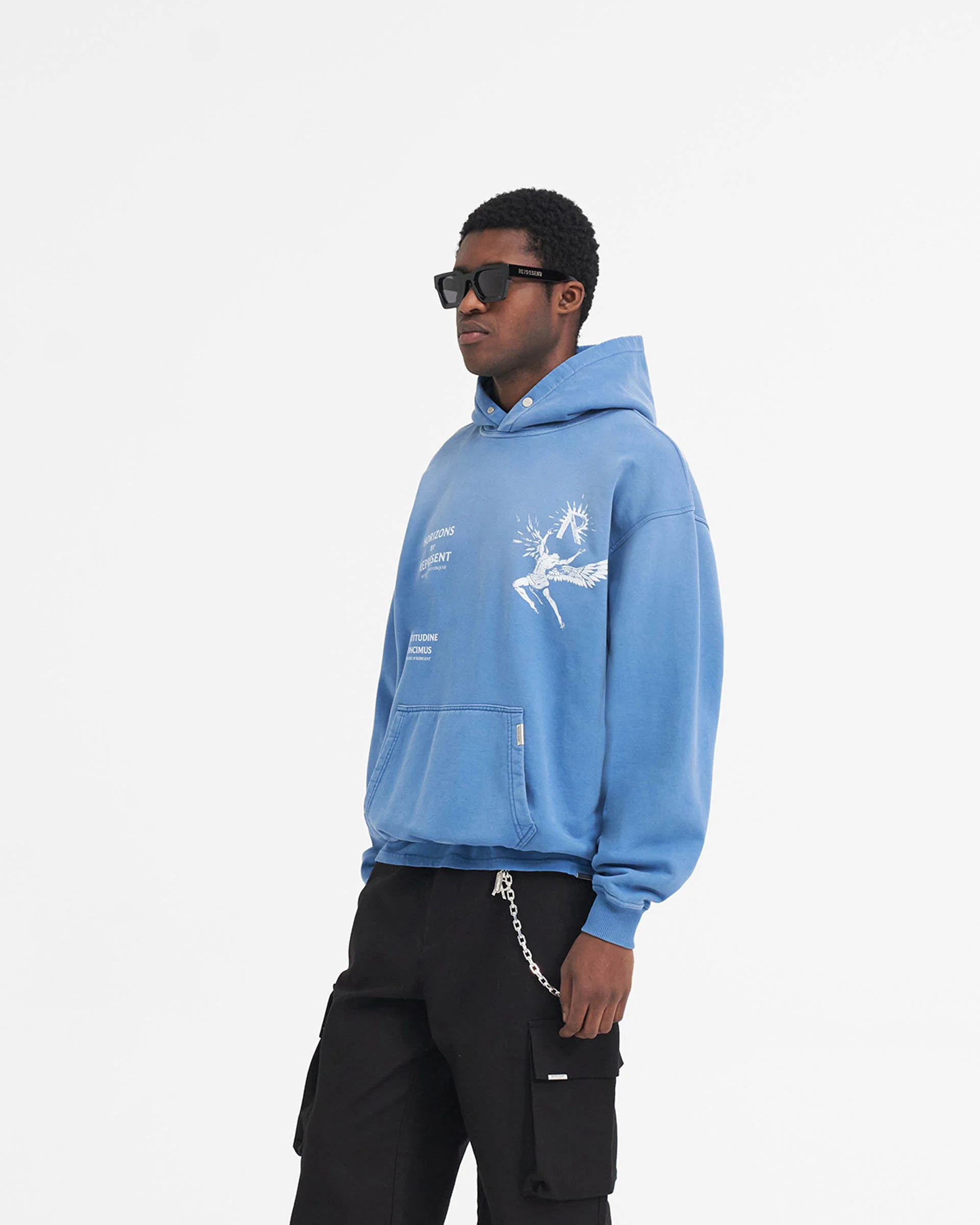 Icarus Hoodie - Sky Blue - Image 4