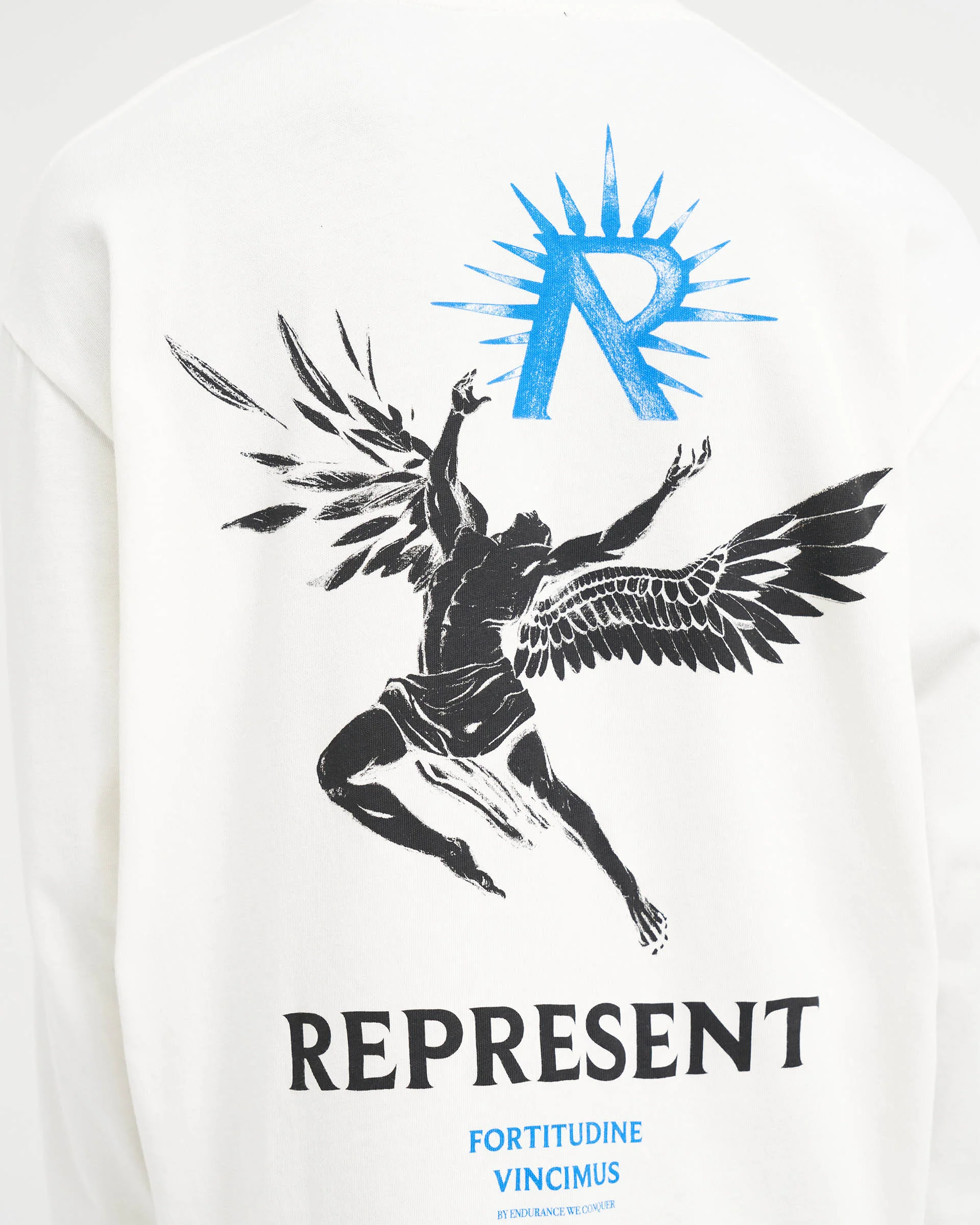 Icarus Long Sleeve T-Shirt - Flat White - Image 5