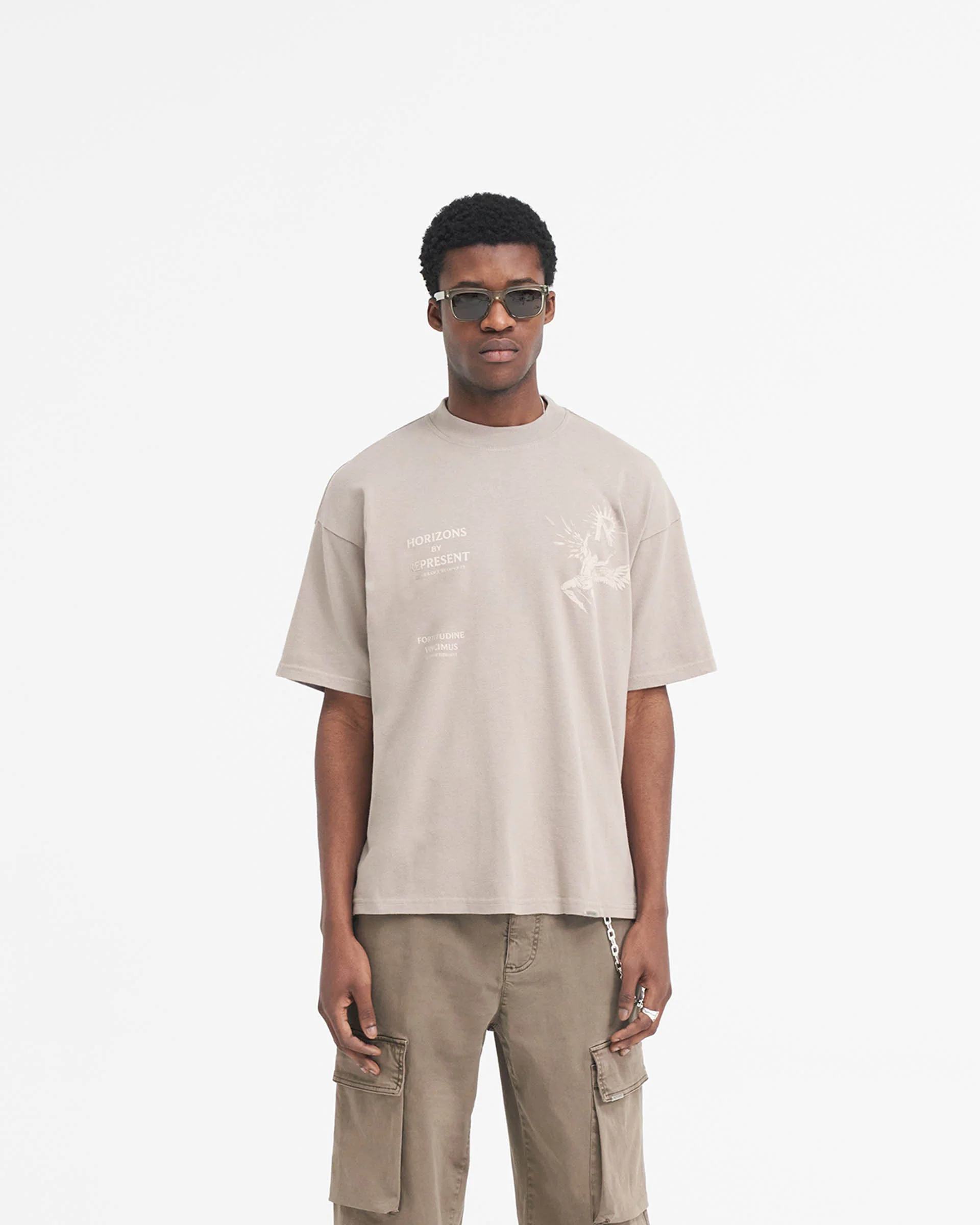 Icarus T-Shirt - Taupe - Image 3