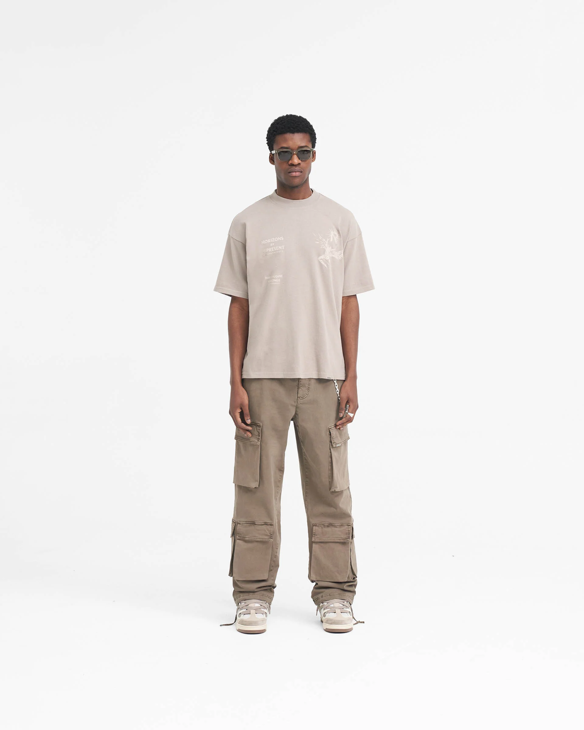 Icarus T-Shirt - Taupe - Image 8