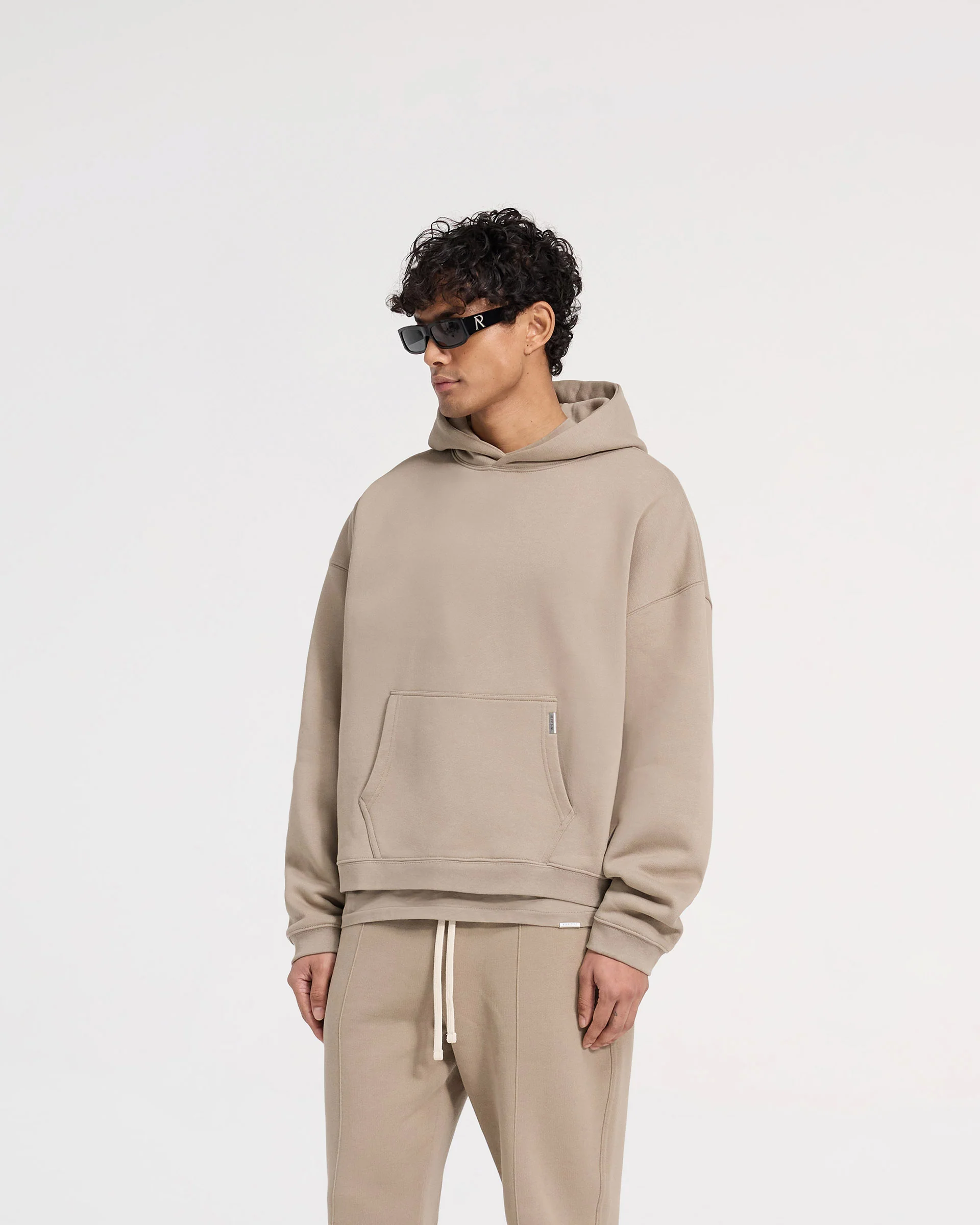 Initial Boxy Hoodie - Dune - Image 2